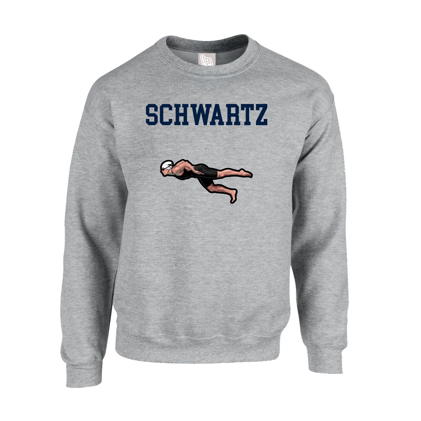 Fleece Crew — Shirsey in Grey