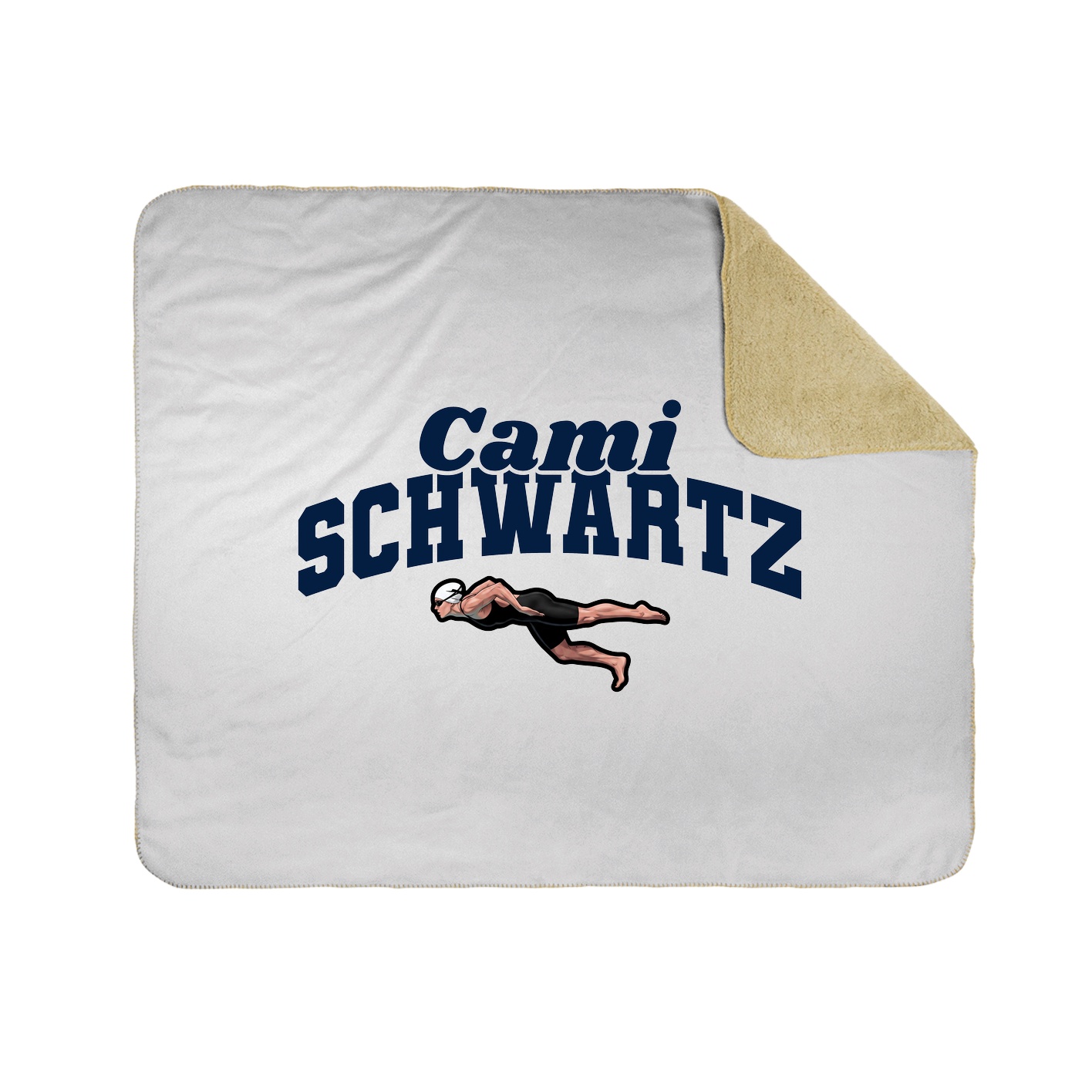 Throw Blanket — Signature Arch in White