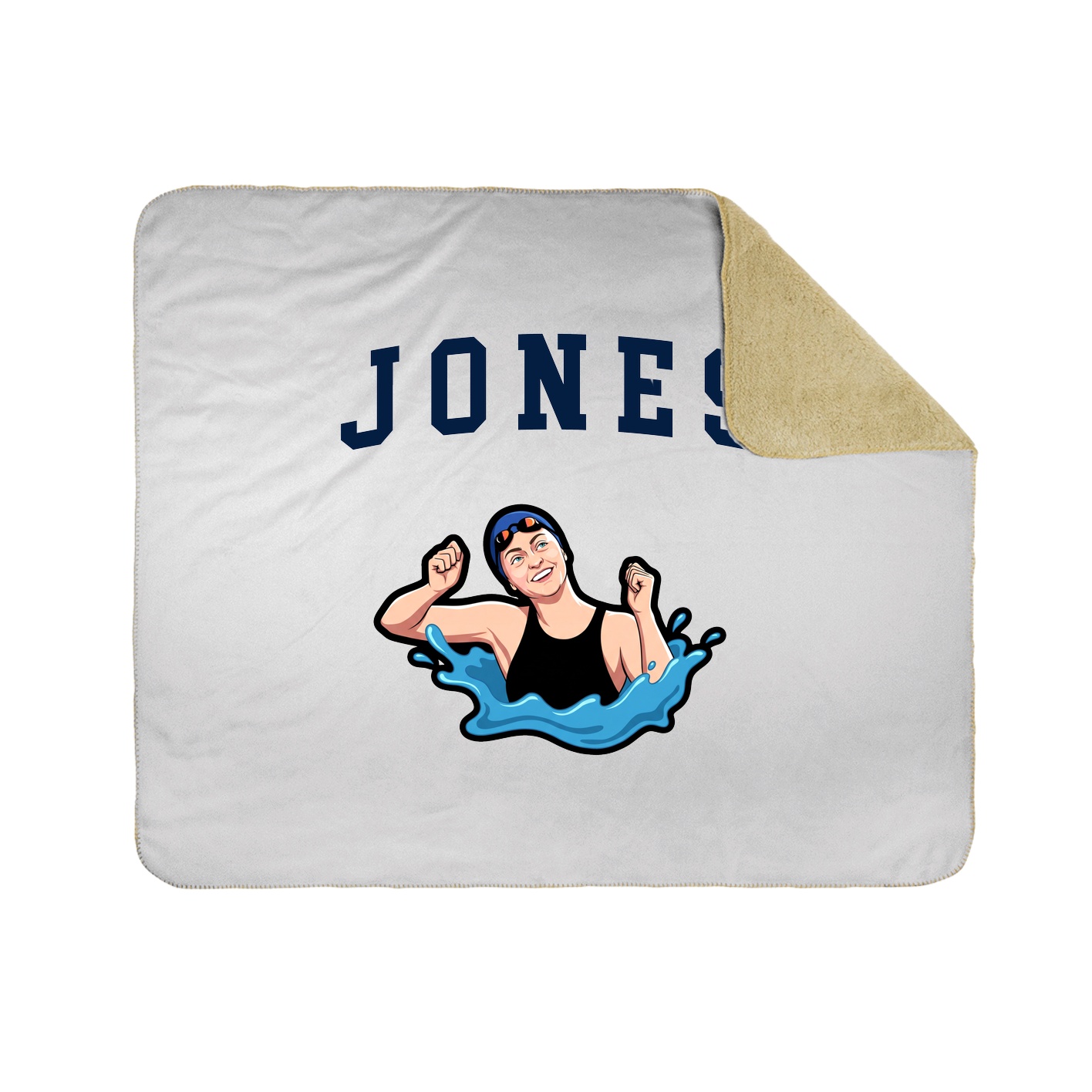 Throw Blanket — Shirsey in White
