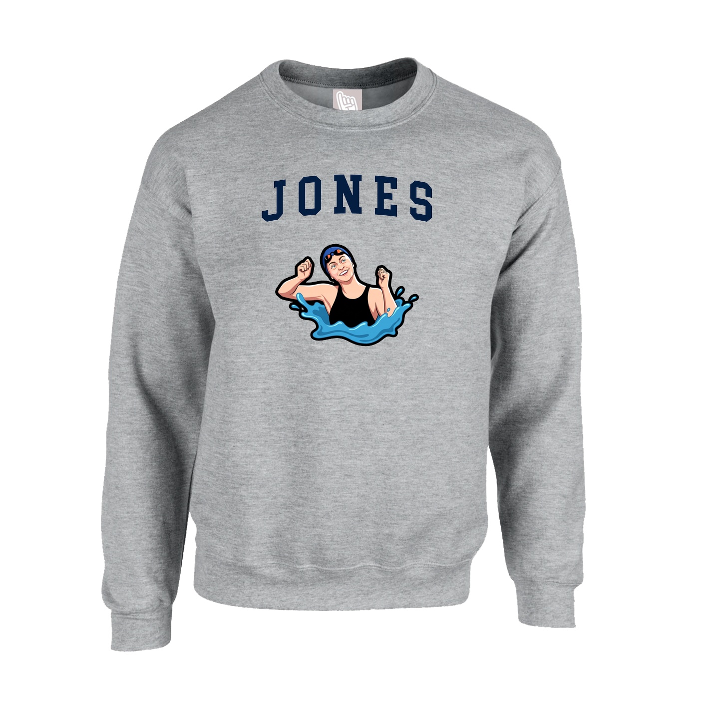 Fleece Crew — Shirsey in Grey