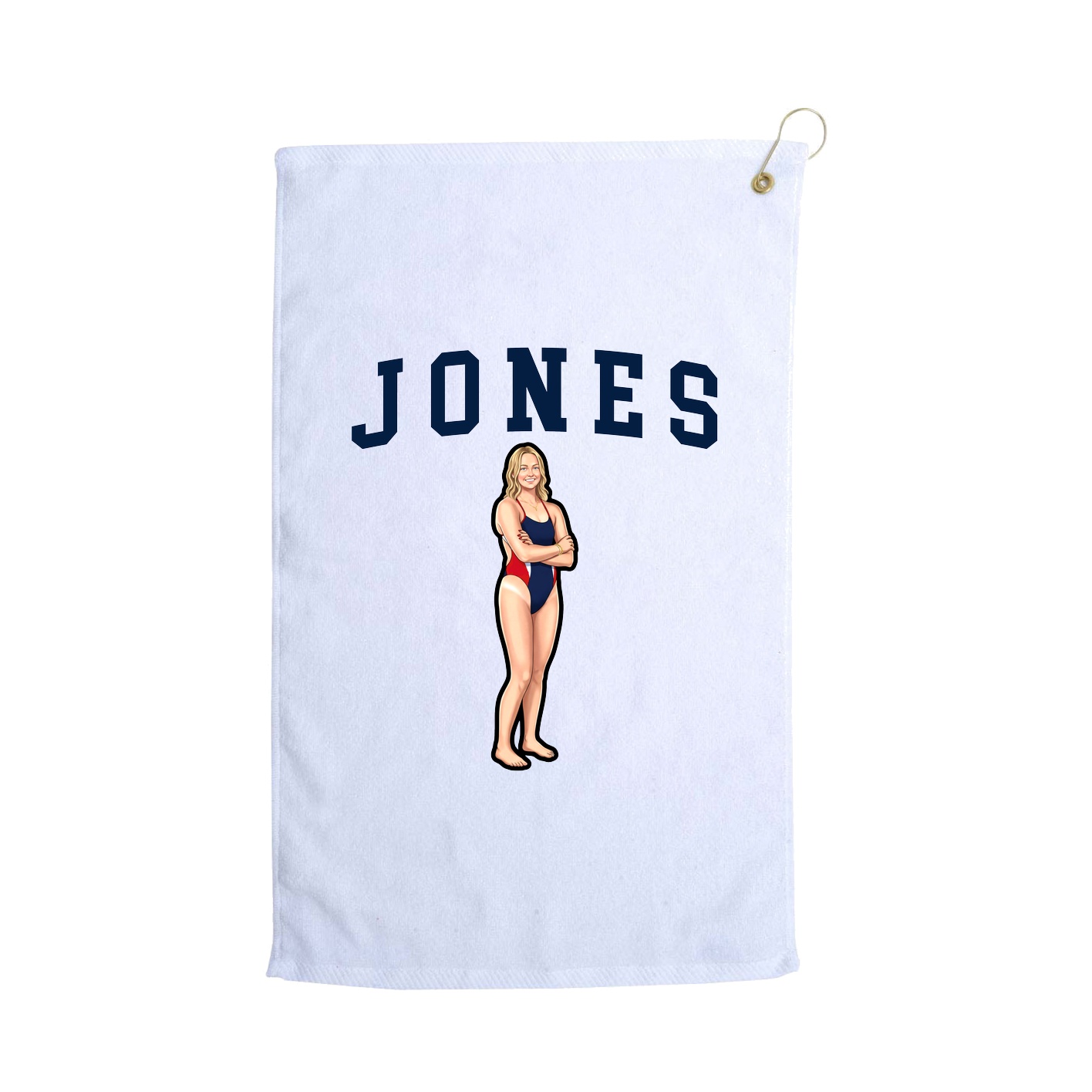 Golf Towel — Shirsey in White
