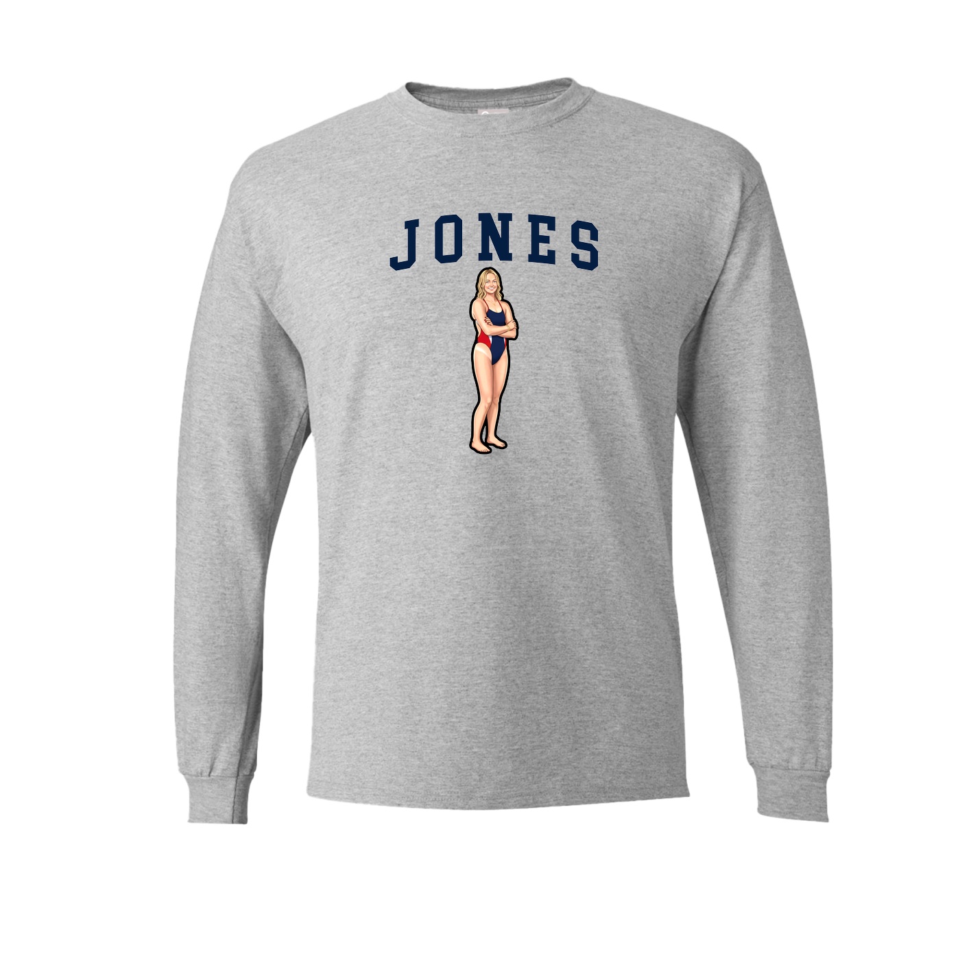 Long Sleeve Tee — Shirsey in Grey