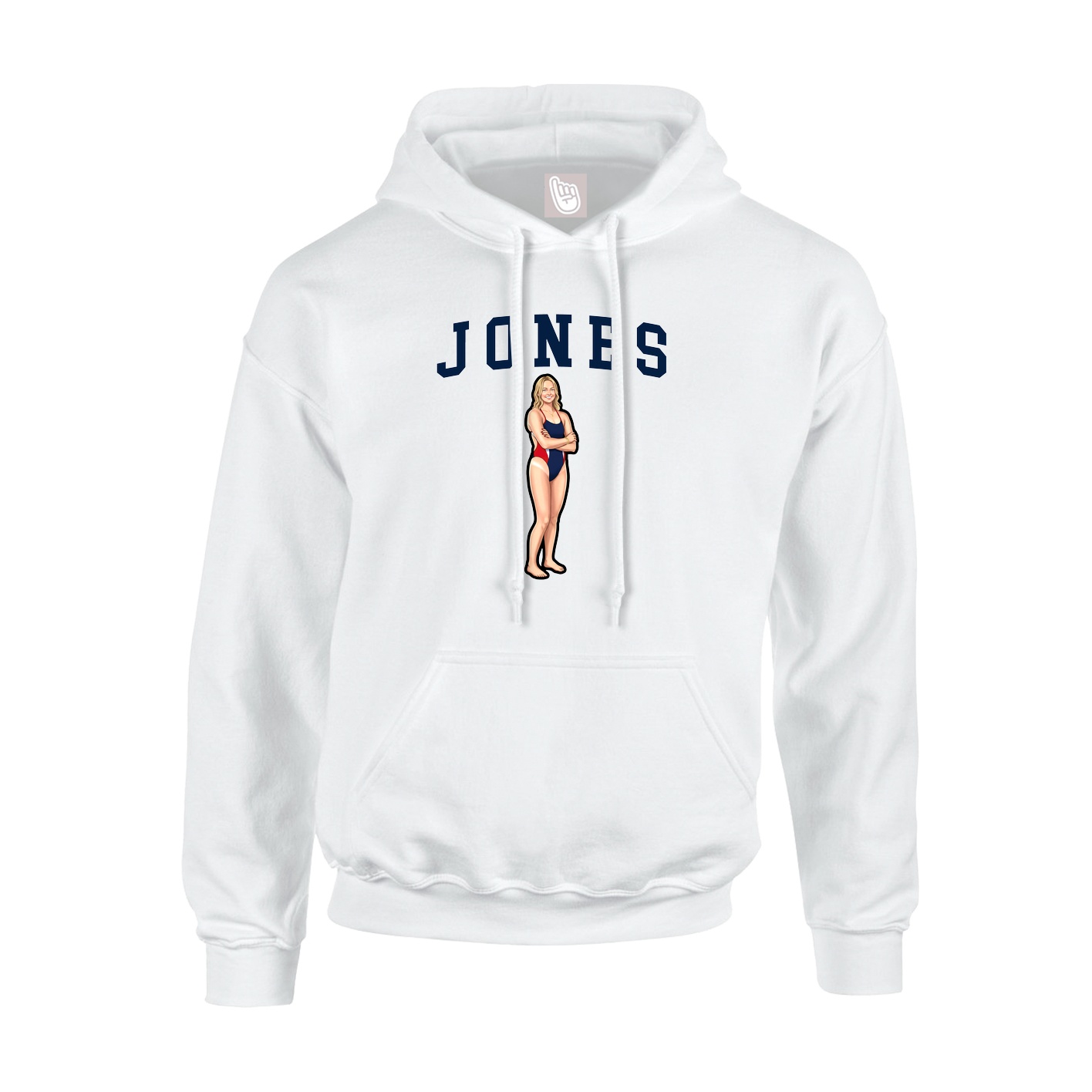 Hoodie — Shirsey in White