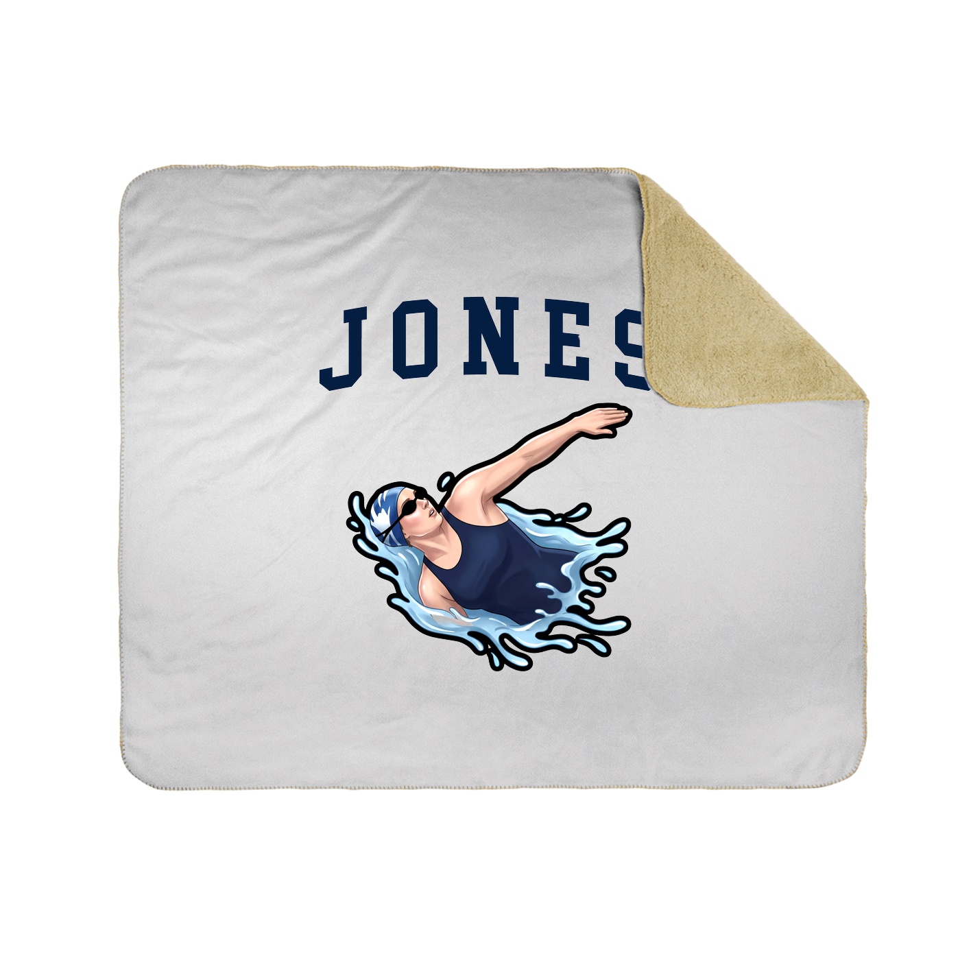 Throw Blanket — Shirsey in White