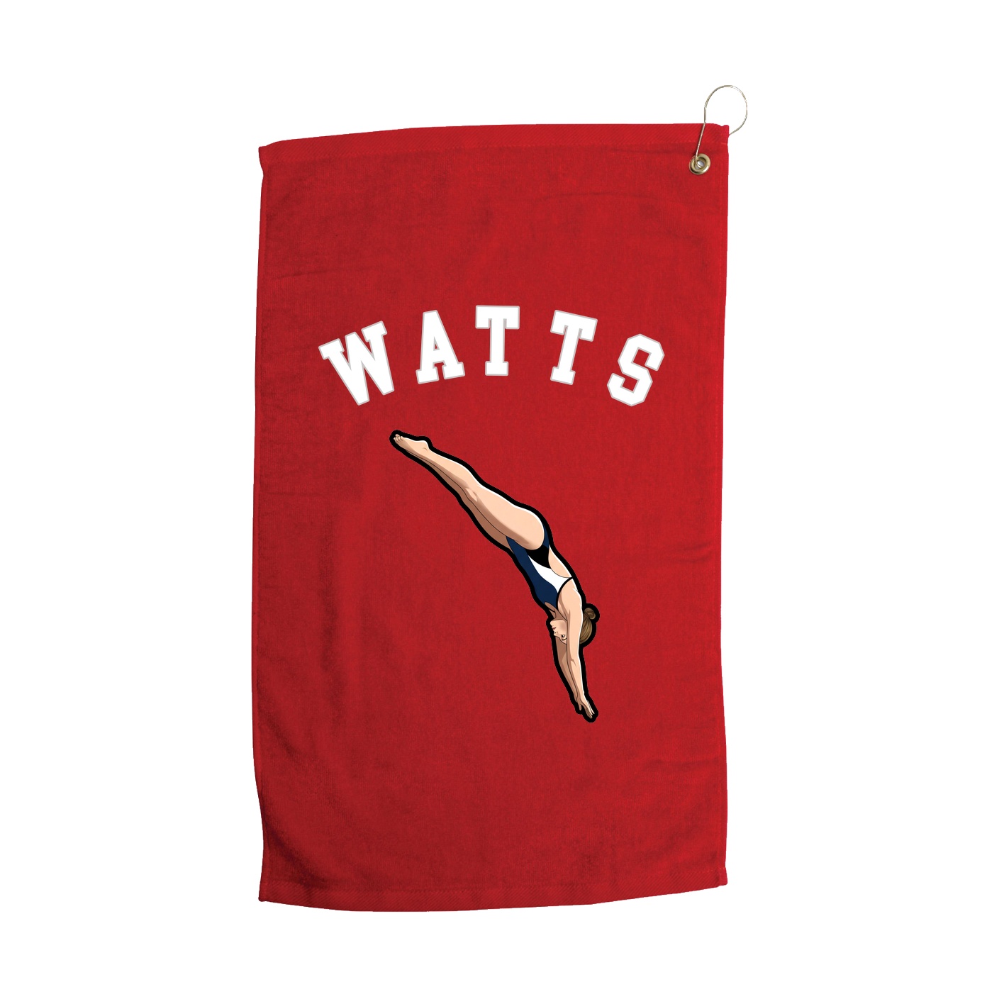 Golf Towel — Shirsey Arch in Red