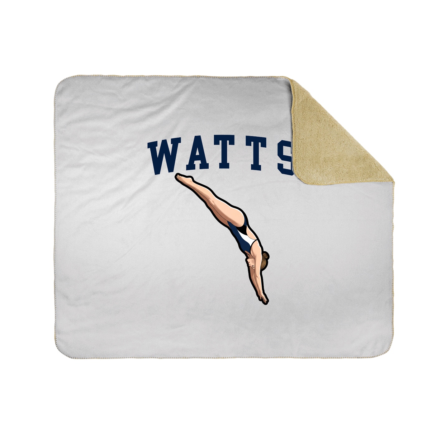 Throw Blanket — Shirsey in White