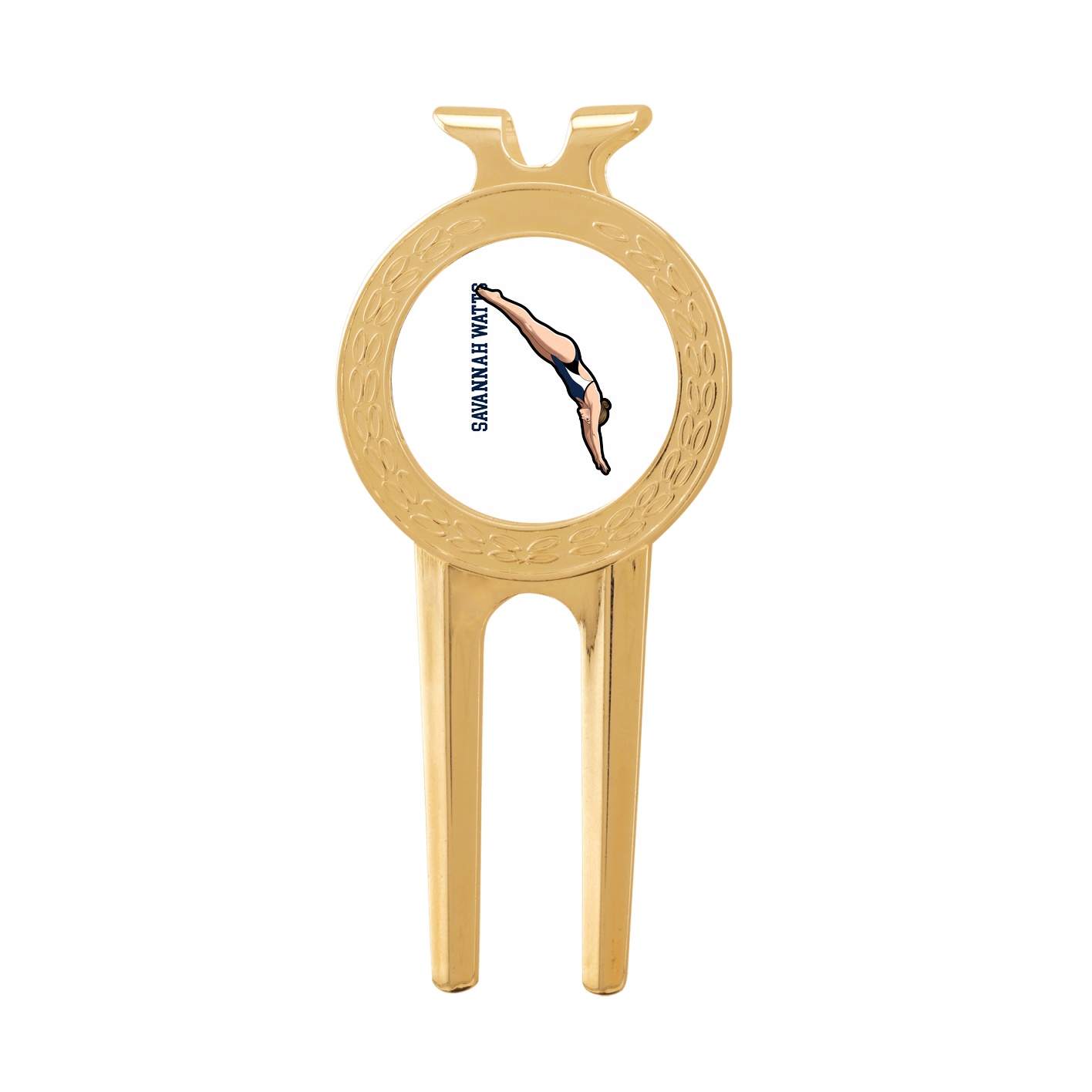 Divot Tool with Ball Marker — Name Vertical in Classic