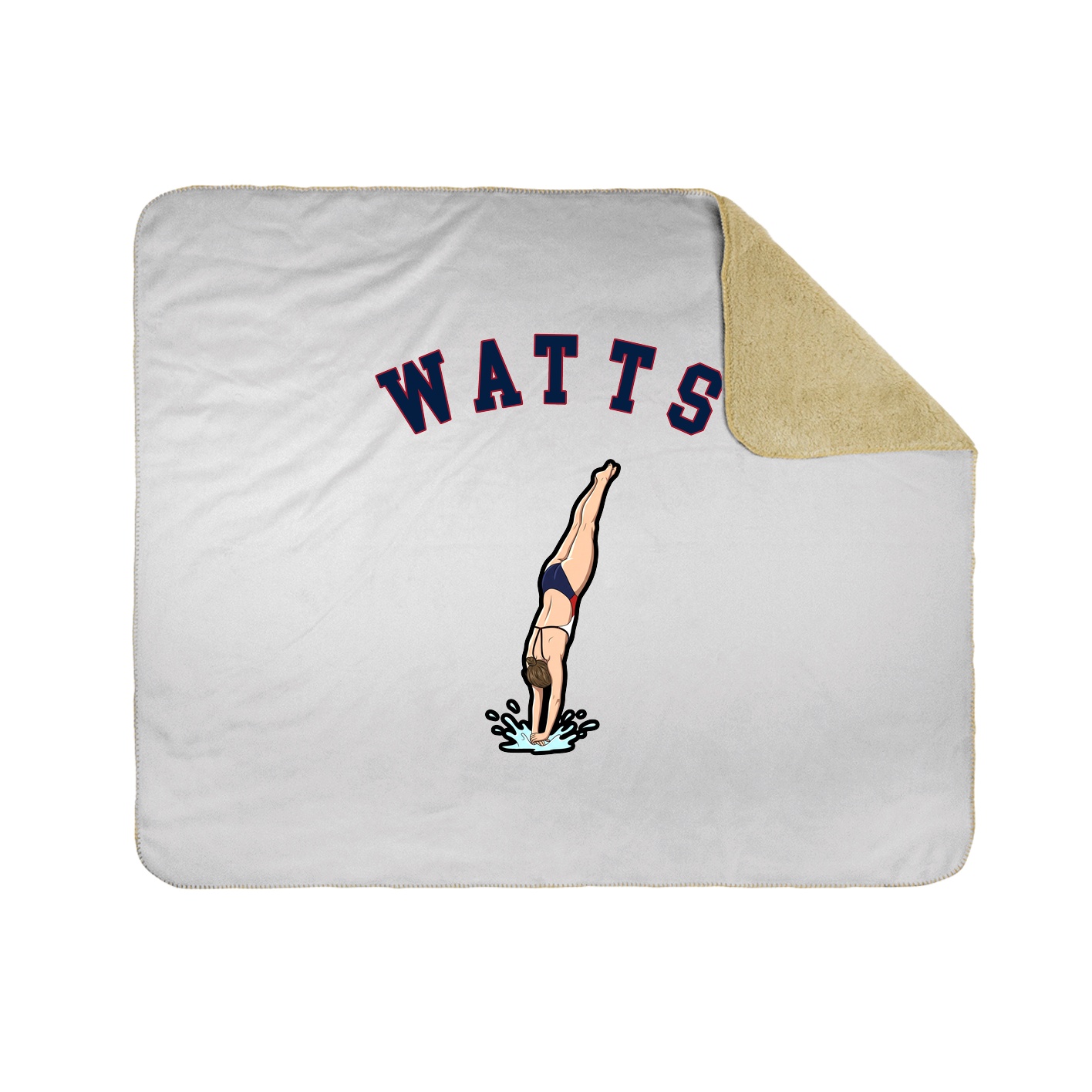 Throw Blanket — Shirsey Arch in White