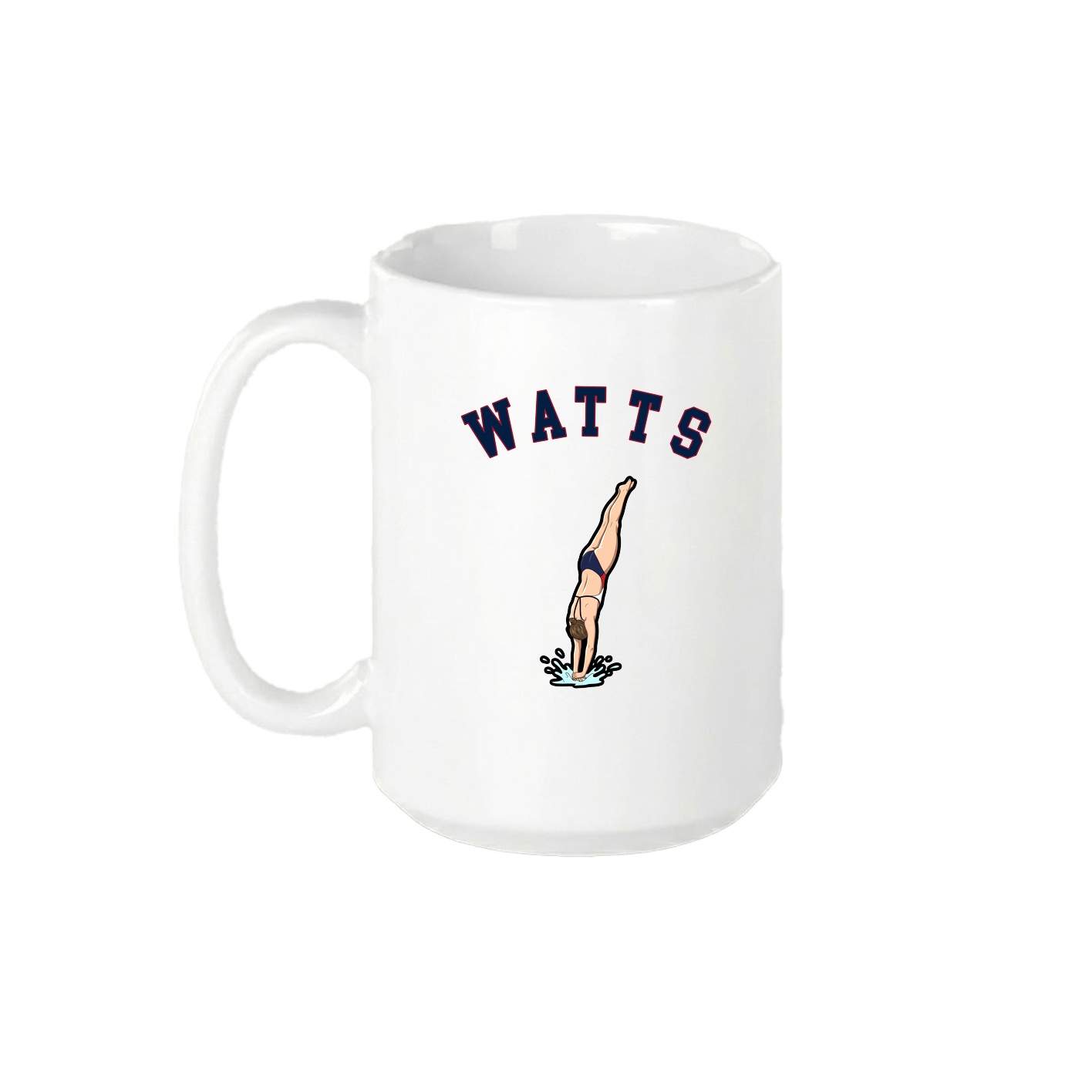 15oz Coffee Mug — Shirsey Arch in White