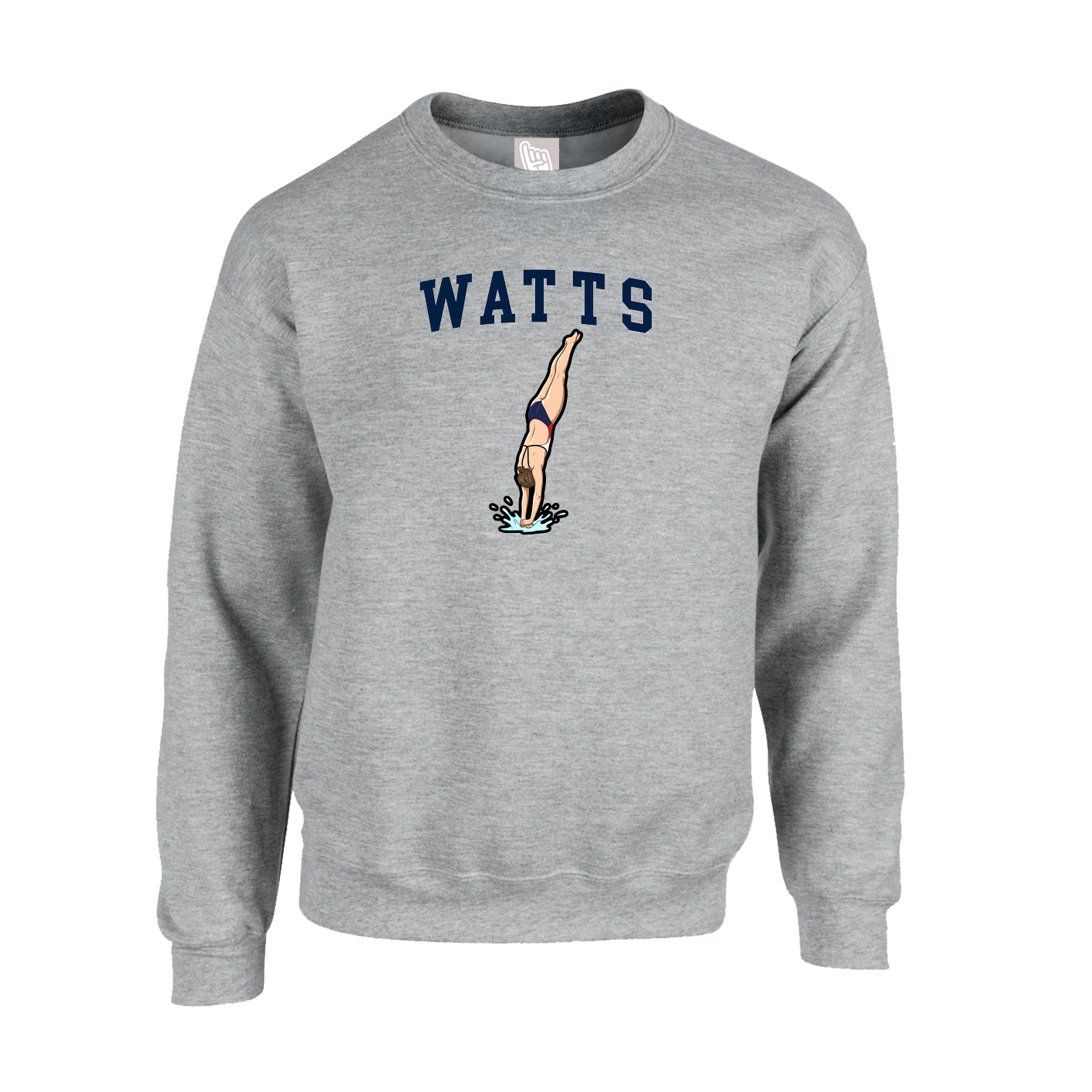 Fleece Crew — Shirsey in Grey