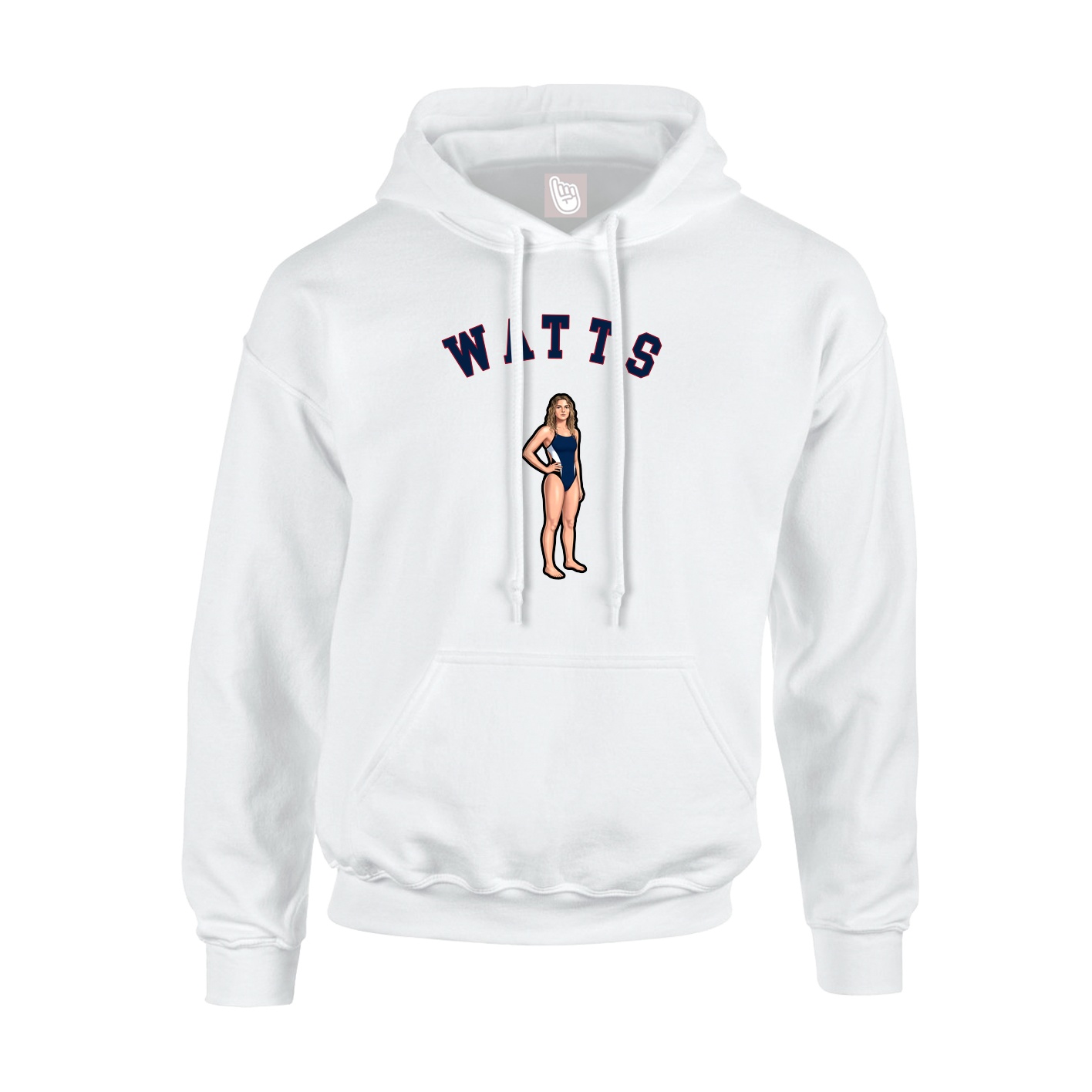 Hoodie — Shirsey Arch in White