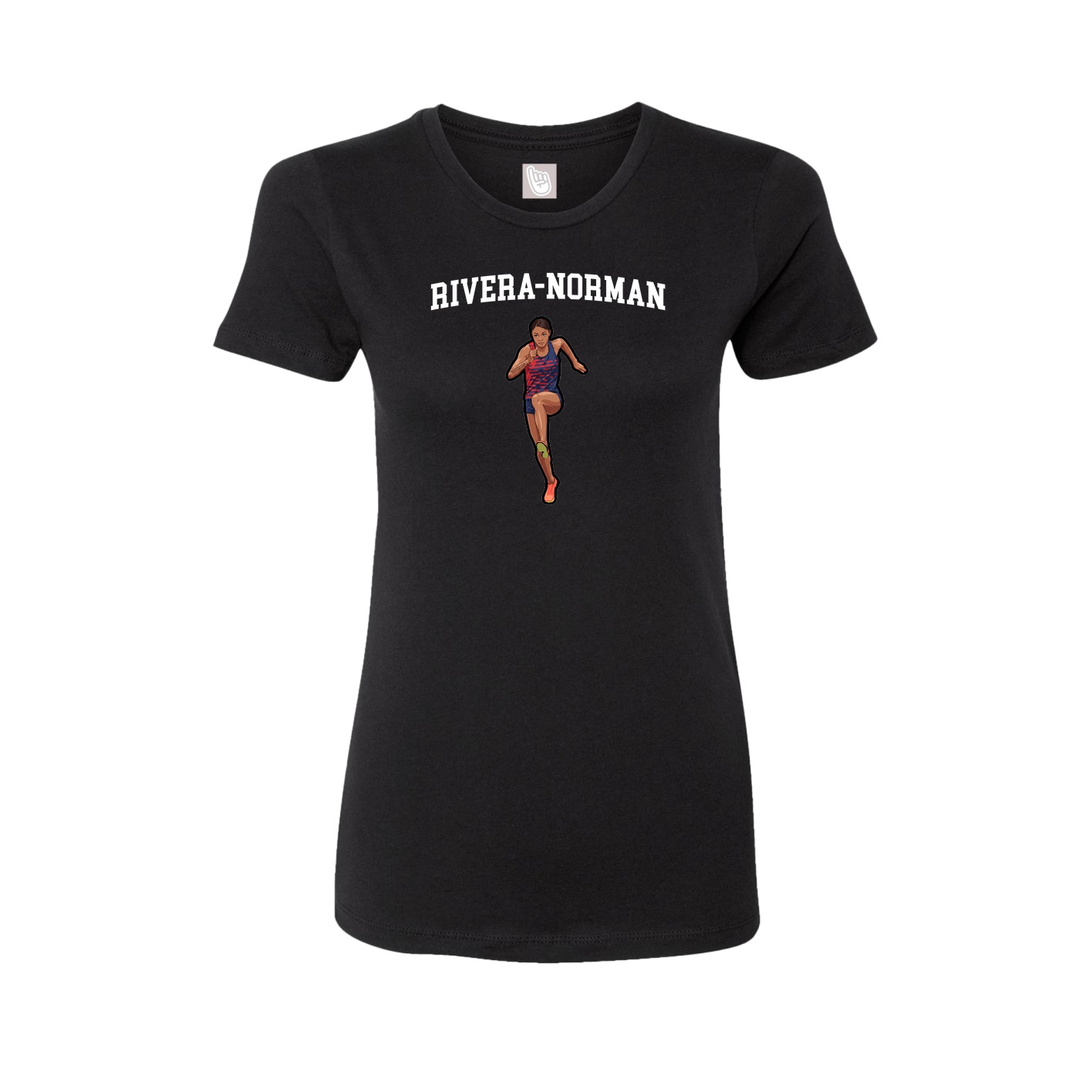 Fitted Women's Tee — Shirsey in Black