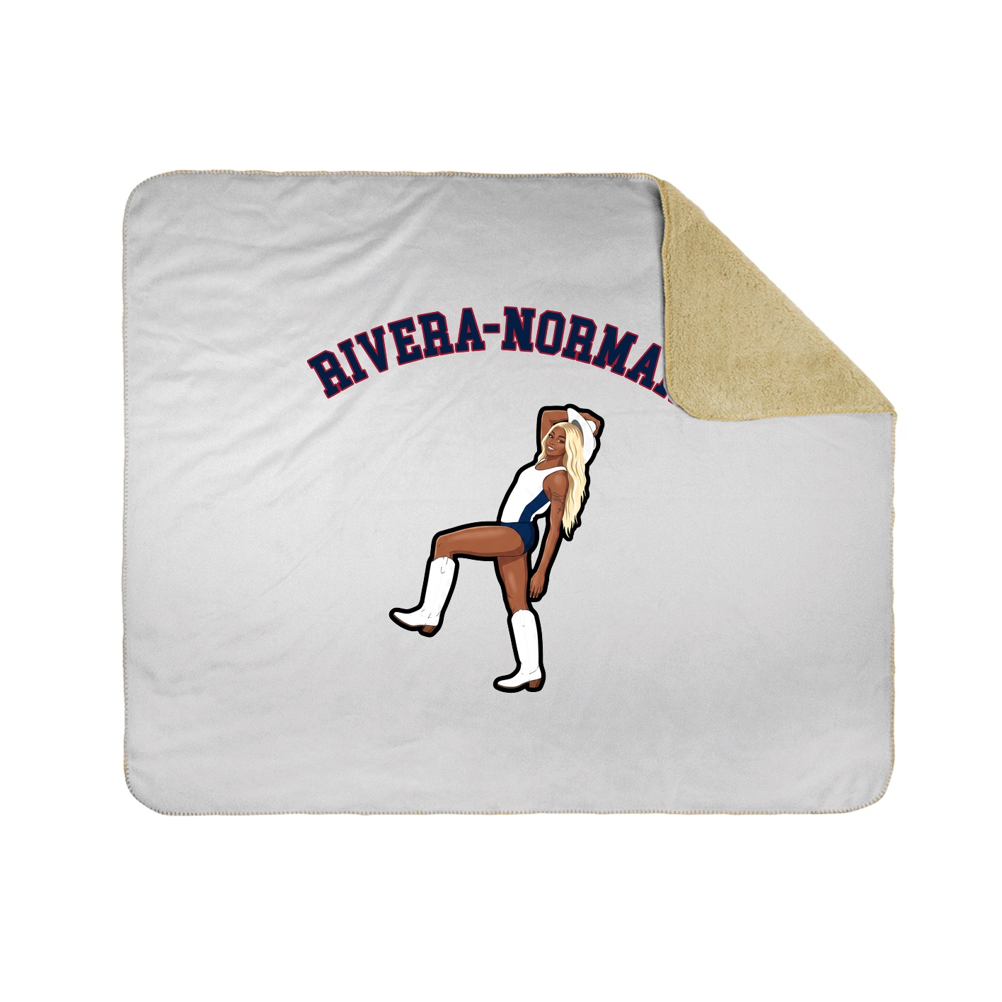 Throw Blanket — Shirsey Arch in White