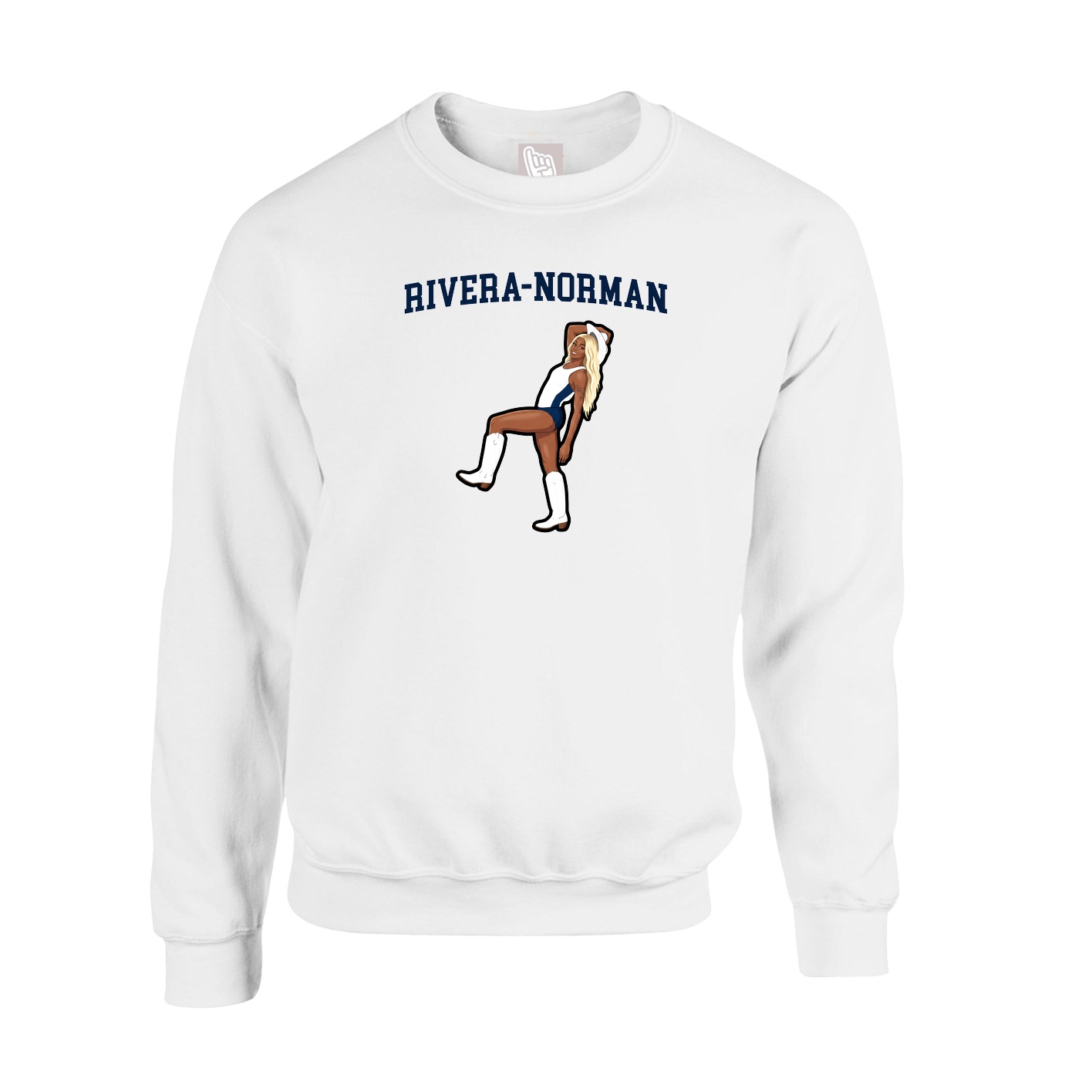 Fleece Crew — Shirsey in White