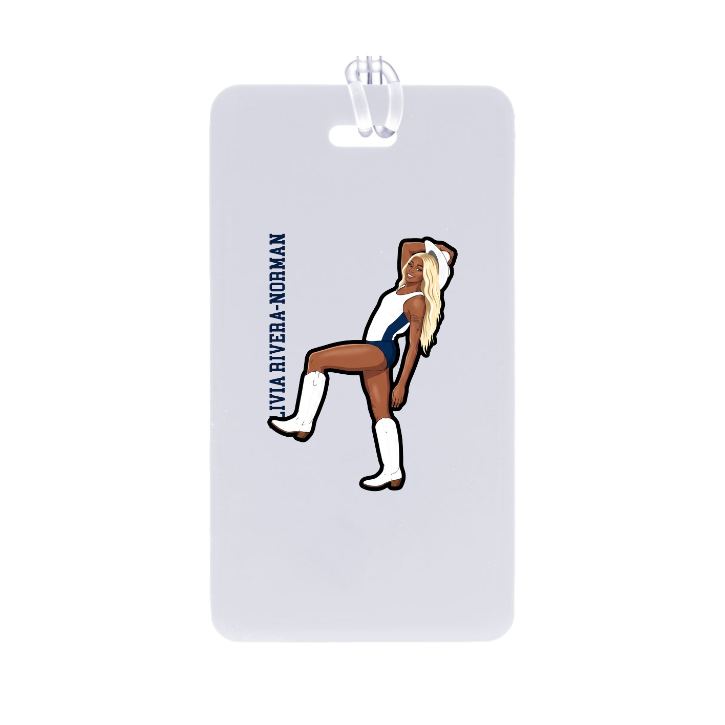 Bag Tag — Name Vertical in Classic