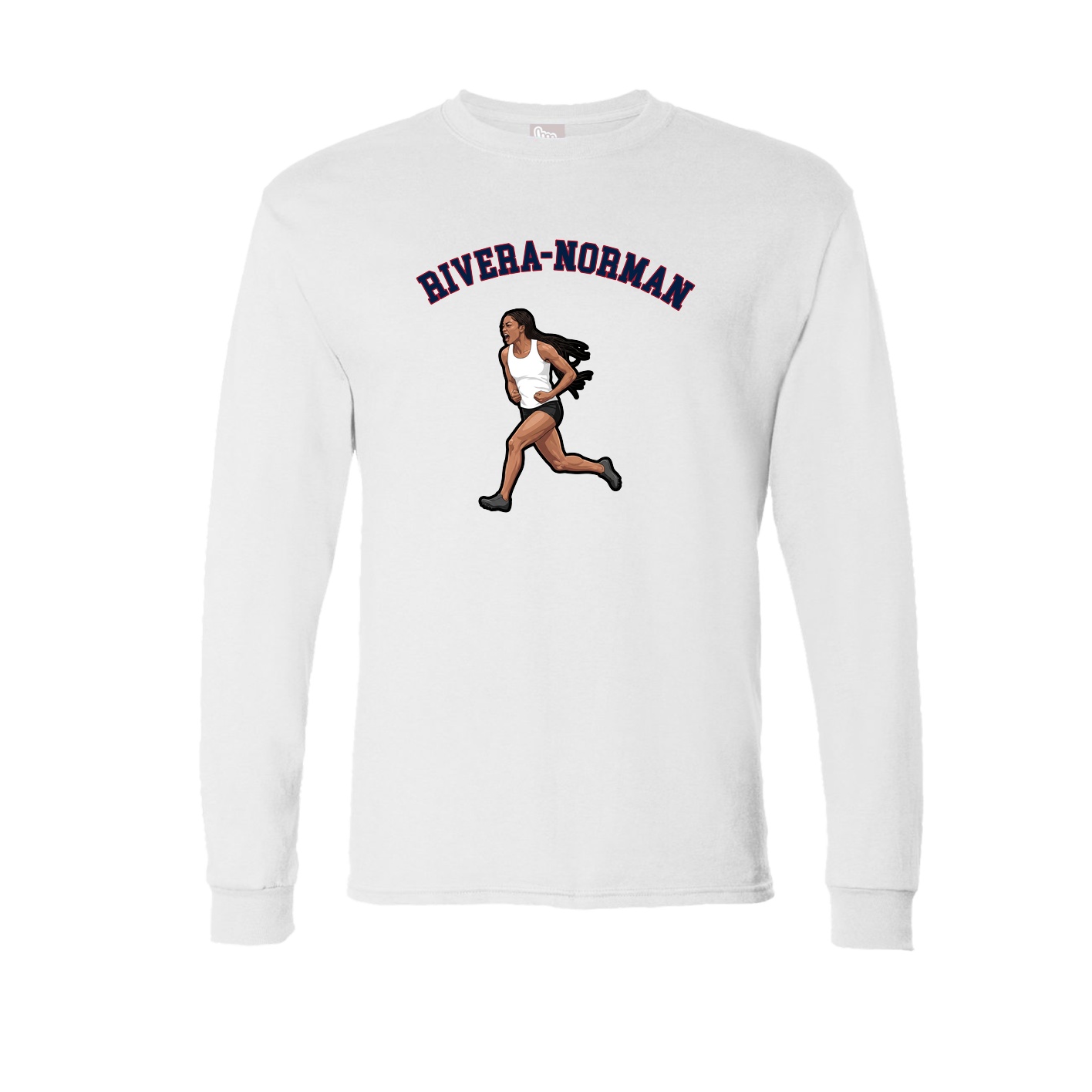 Long Sleeve Tee — Shirsey Arch in White