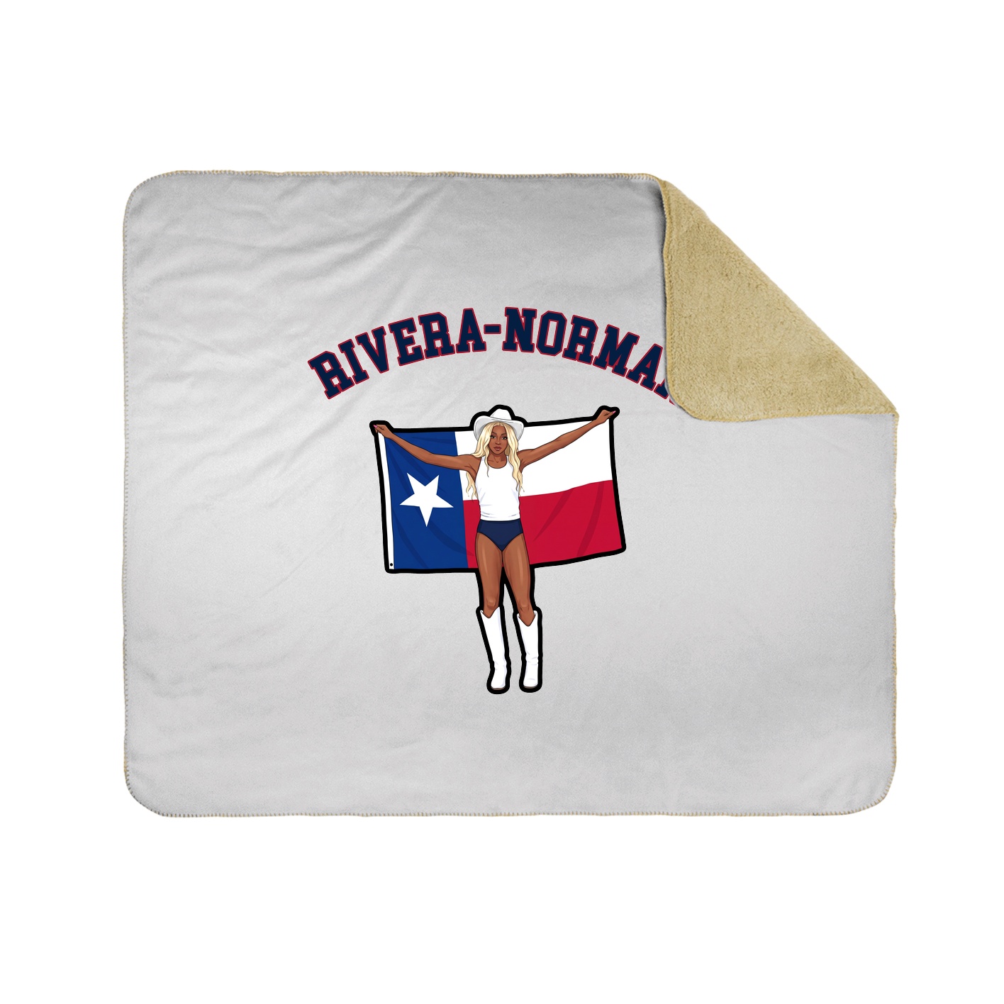 Throw Blanket — Shirsey Arch in White