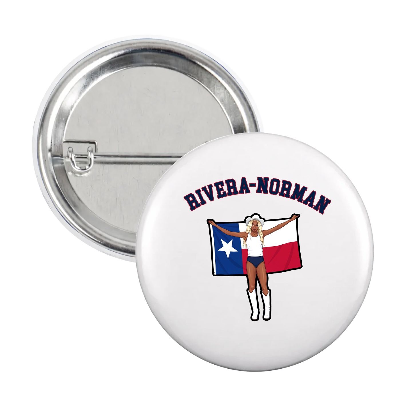 Game Day Button — Shirsey Arch in White
