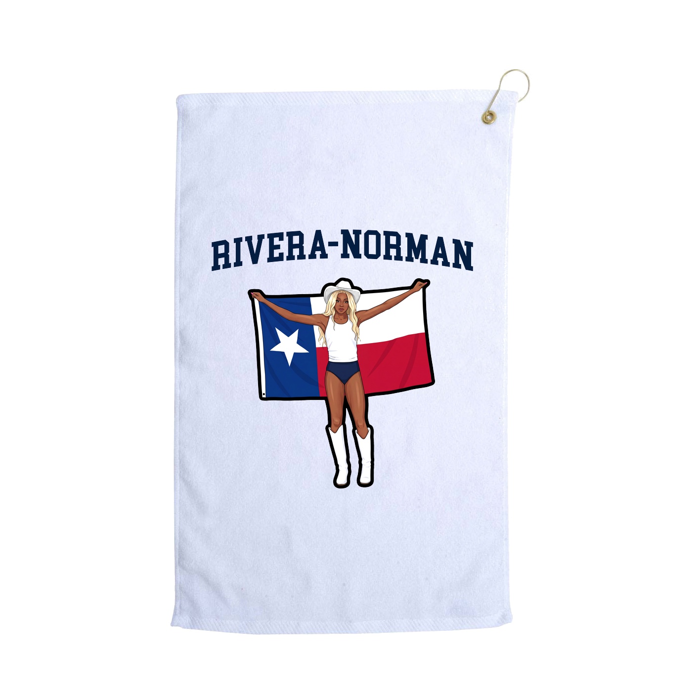 Golf Towel — Shirsey in White