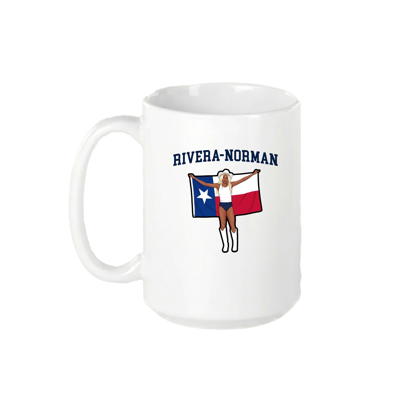 15oz Coffee Mug — Shirsey in White