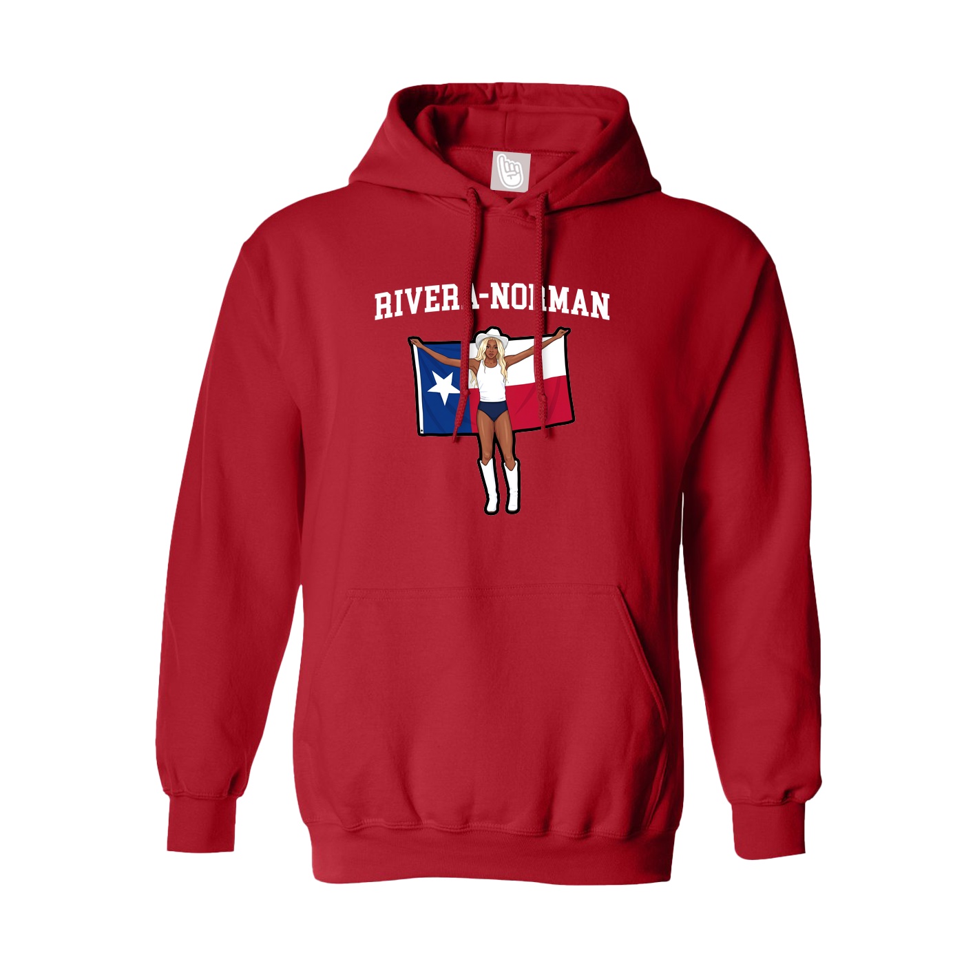 Hoodie — Shirsey in Red