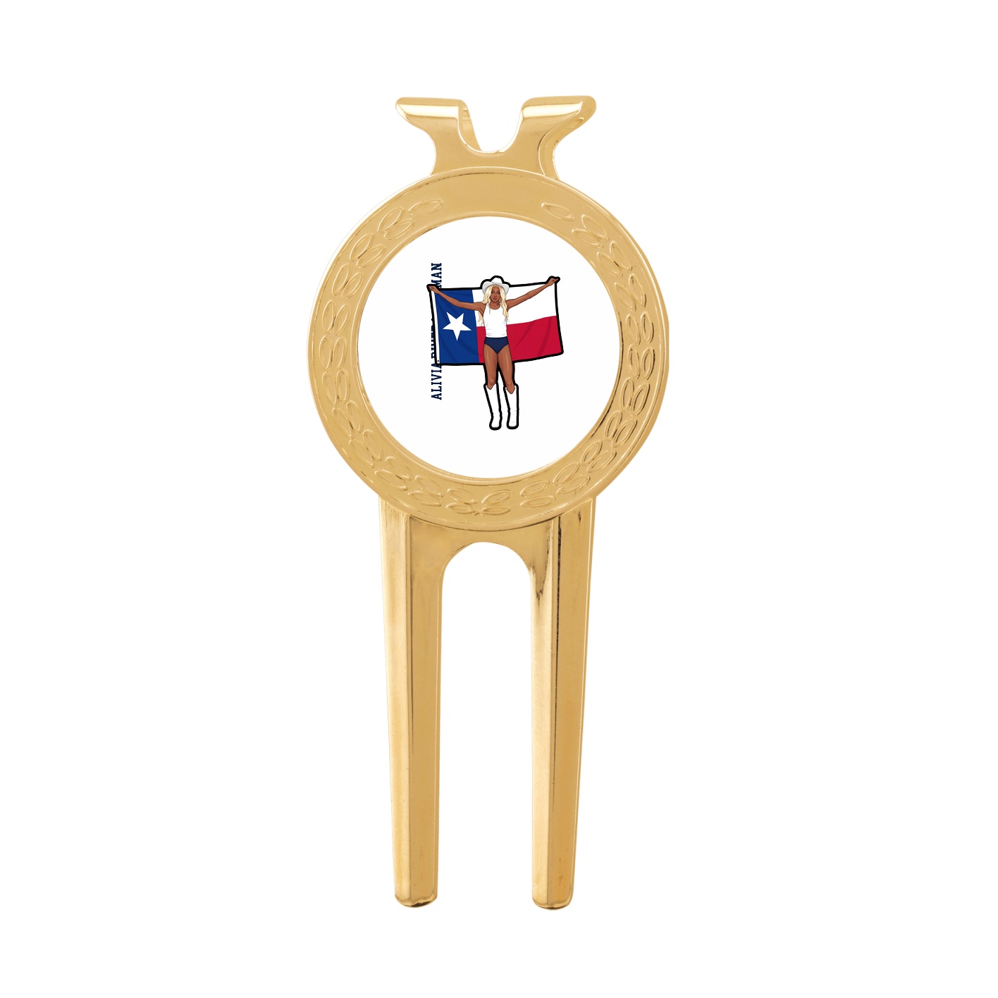 Divot Tool with Ball Marker — Name Vertical in Classic
