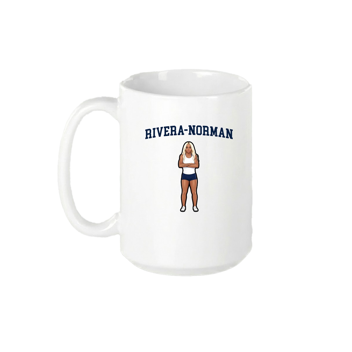 15oz Coffee Mug — Shirsey in White