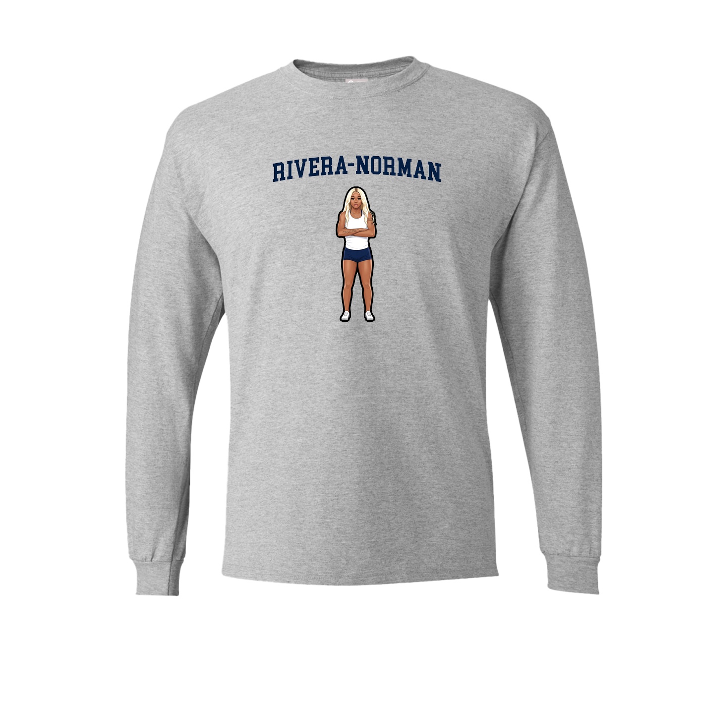 Long Sleeve Tee — Shirsey in Grey
