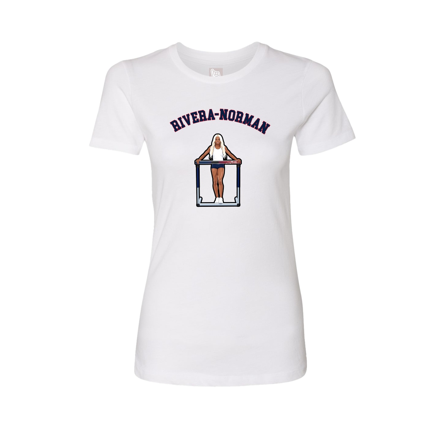 Womens Tee — Shirsey Arch in White