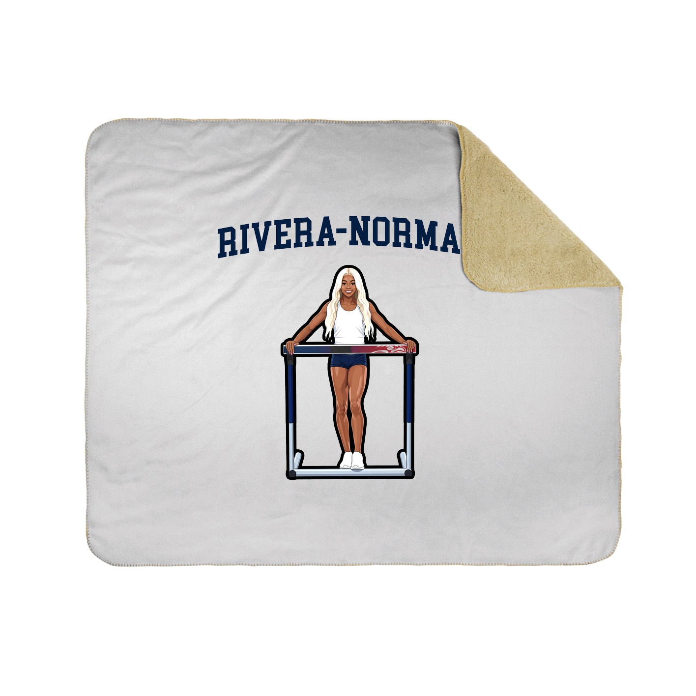 Throw Blanket — Shirsey in White