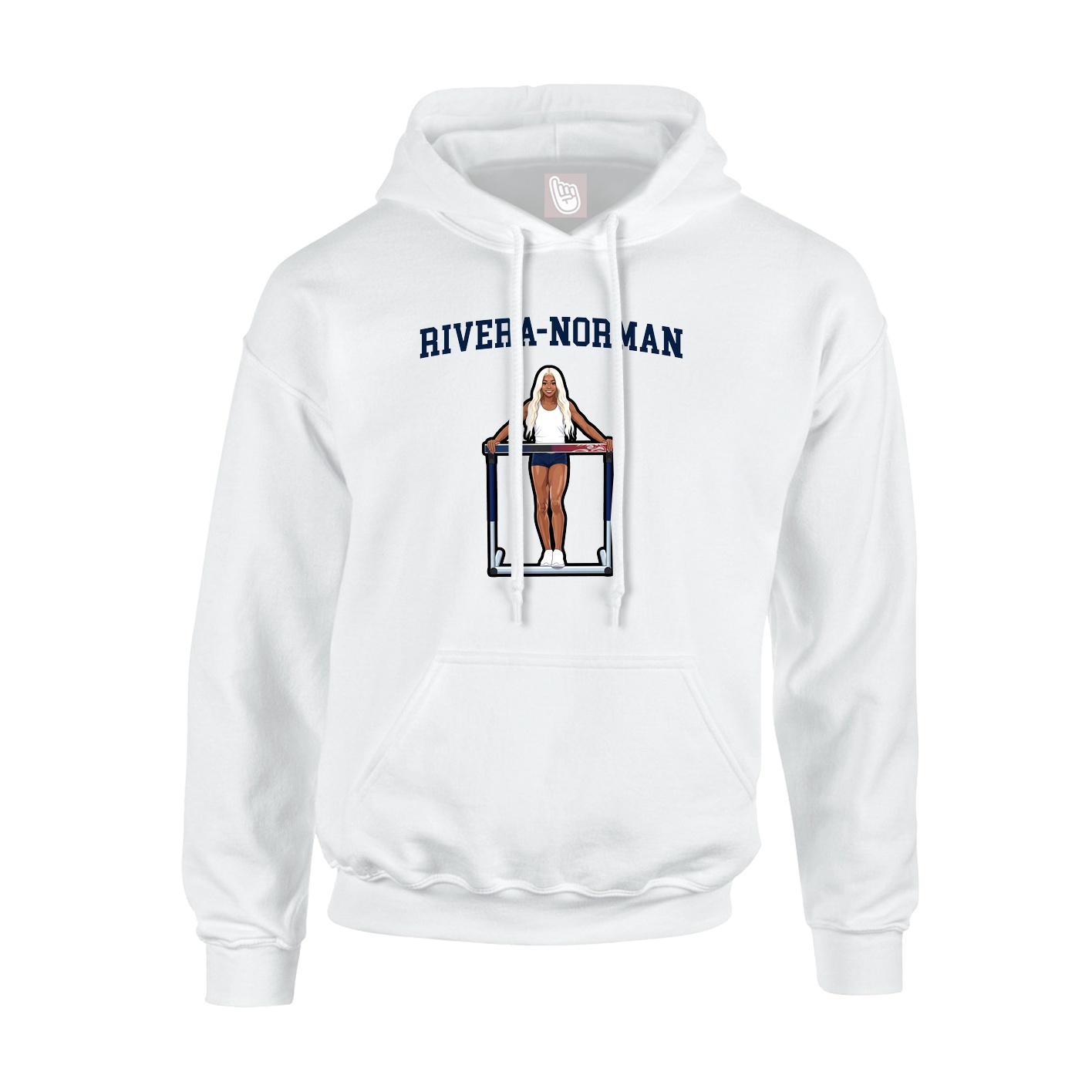 Hoodie — Shirsey in White