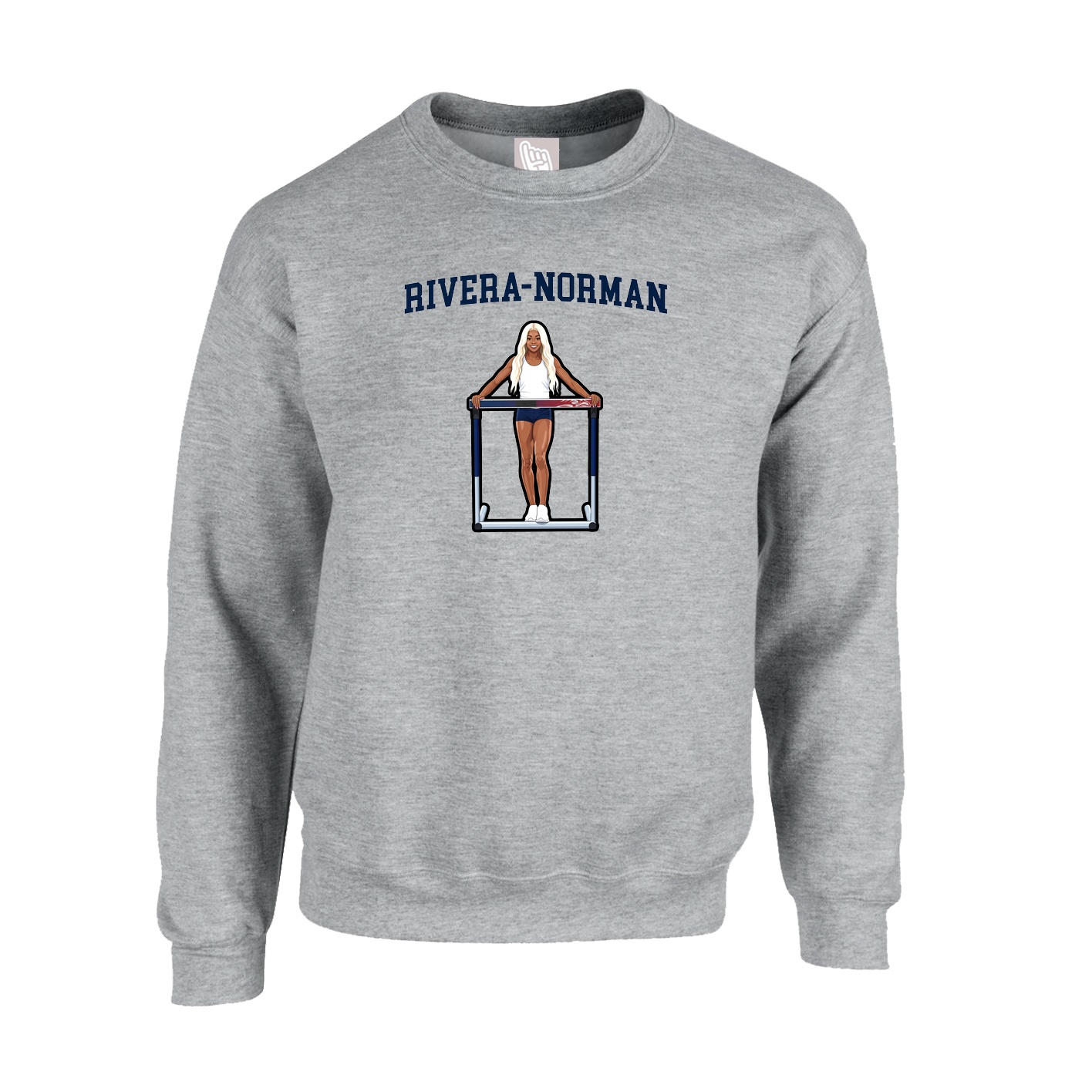 Fleece Crew — Shirsey in Grey