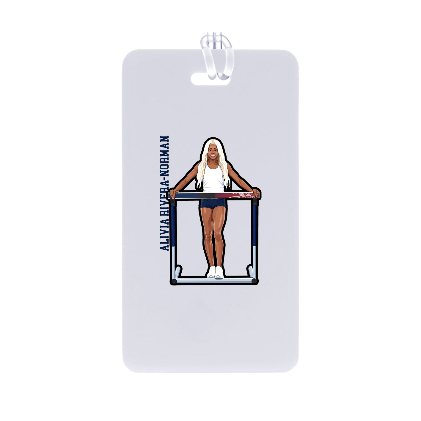 Bag Tag — Name Vertical in Classic