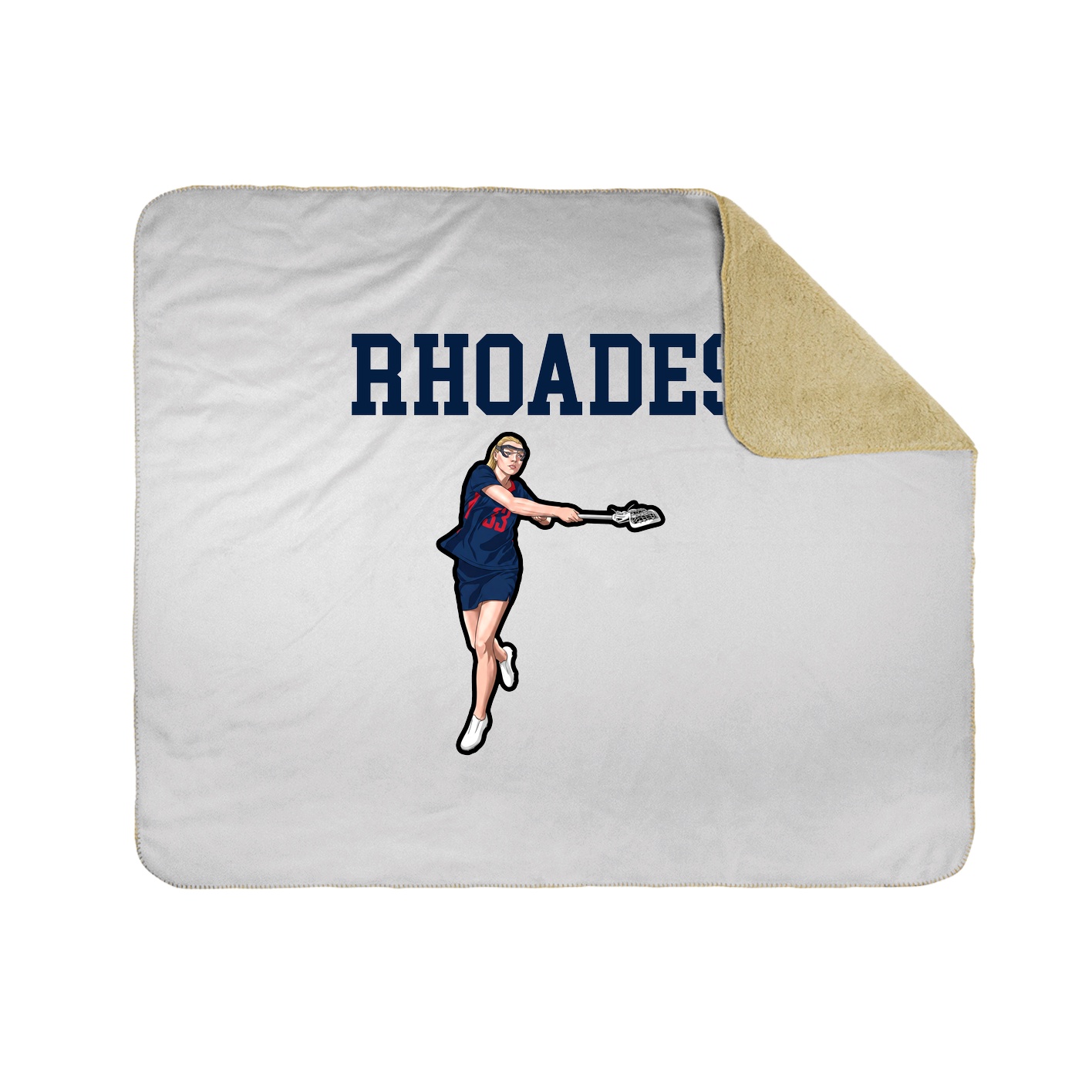 Throw Blanket — Shirsey in White