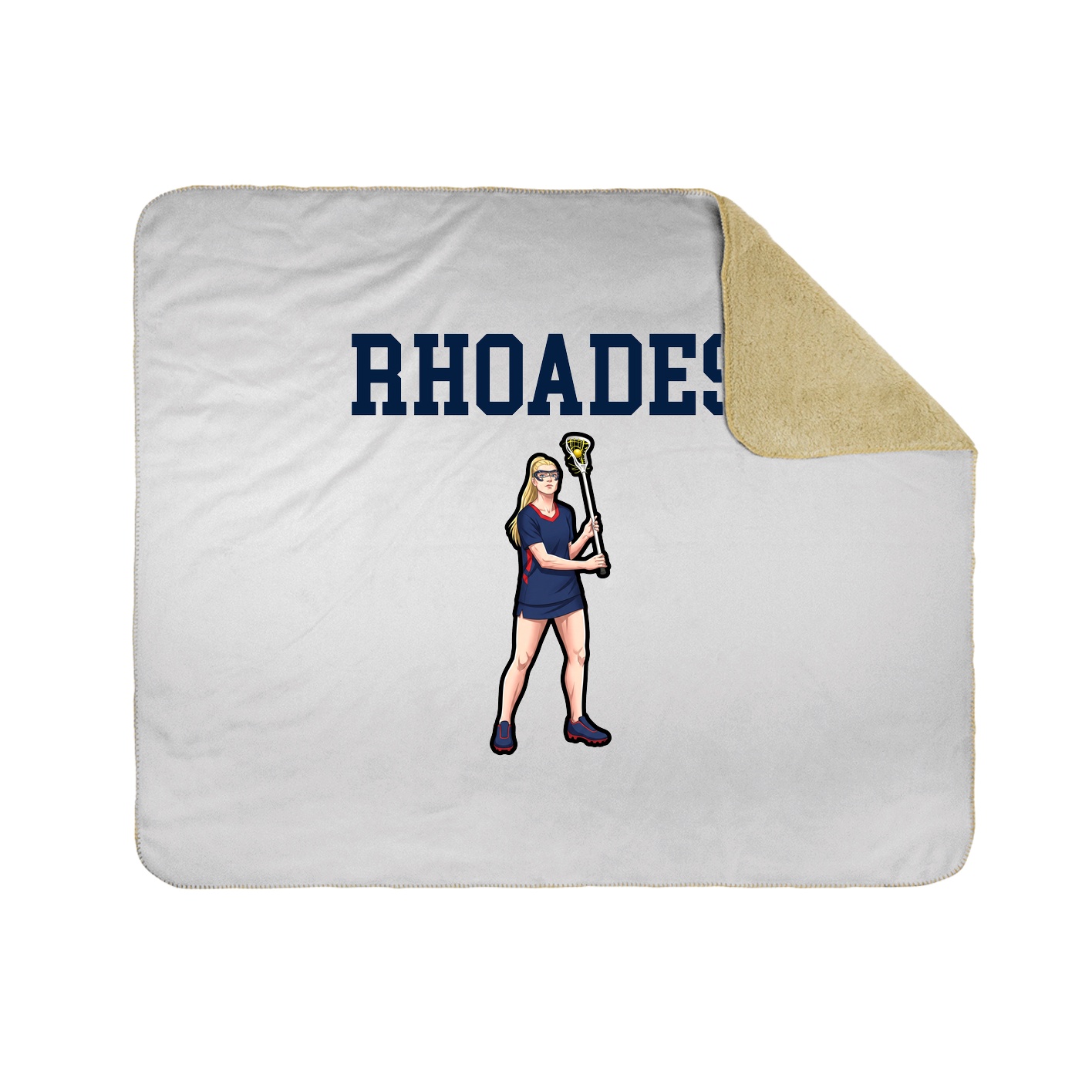 Throw Blanket — Shirsey in White