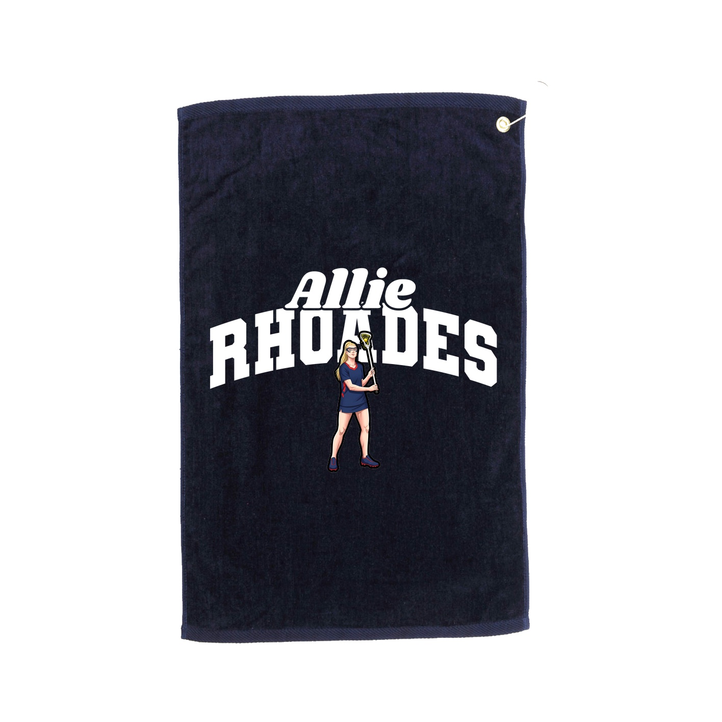 Golf Towel — Signature Arch in Navy