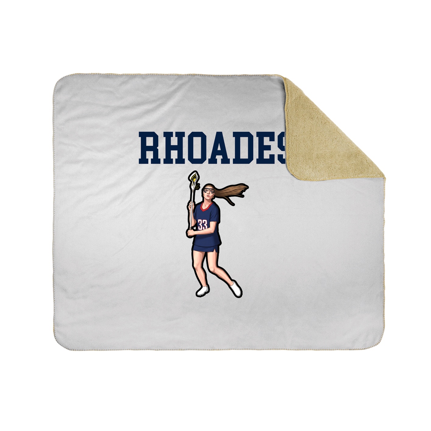 Throw Blanket — Shirsey in White