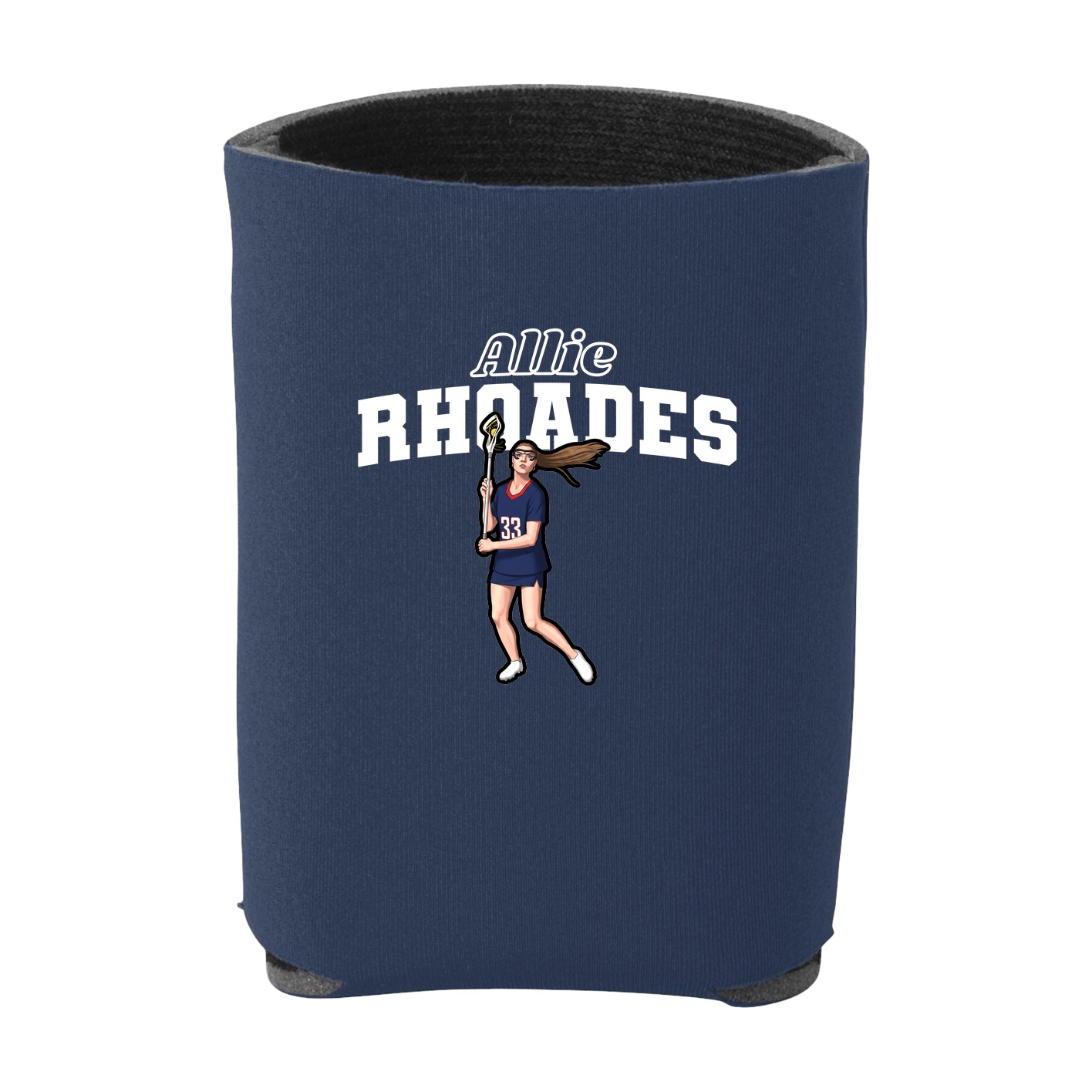 Can Holder — Name Arch in Navy