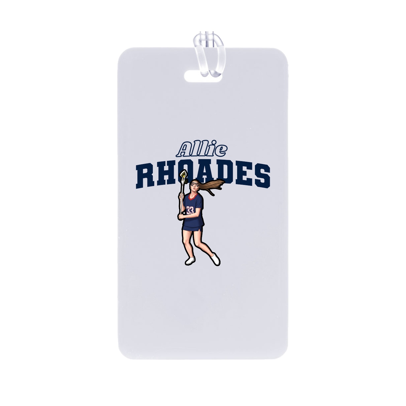 Bag Tag — Name Arch in Classic