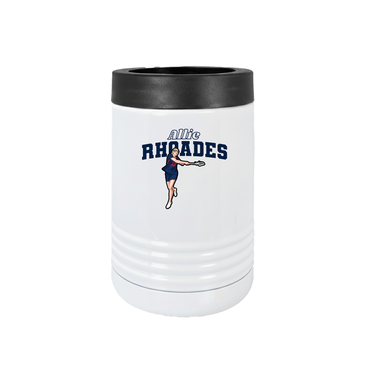 Beverage Holder — Name Arch in White