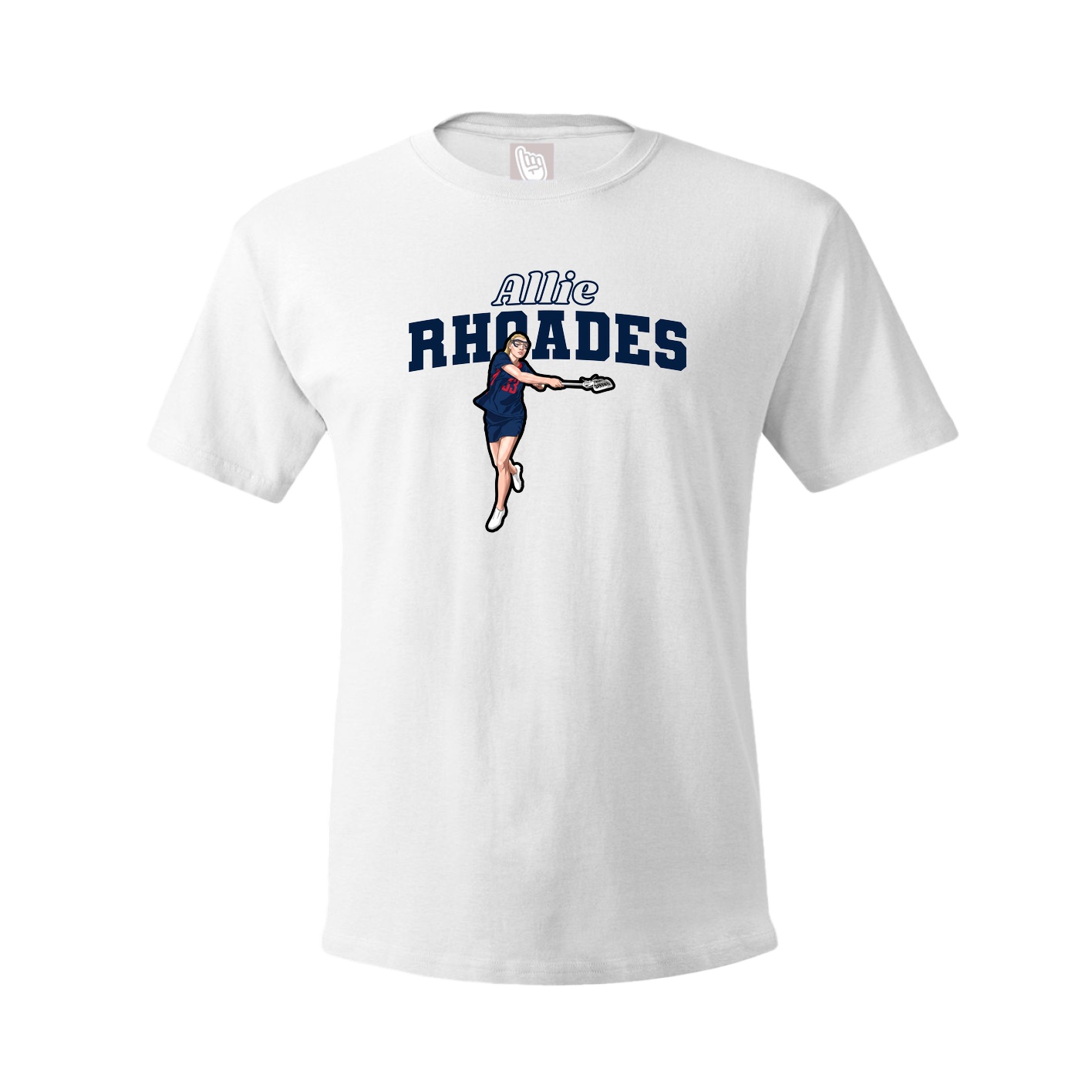 Tee — Name Arch in White