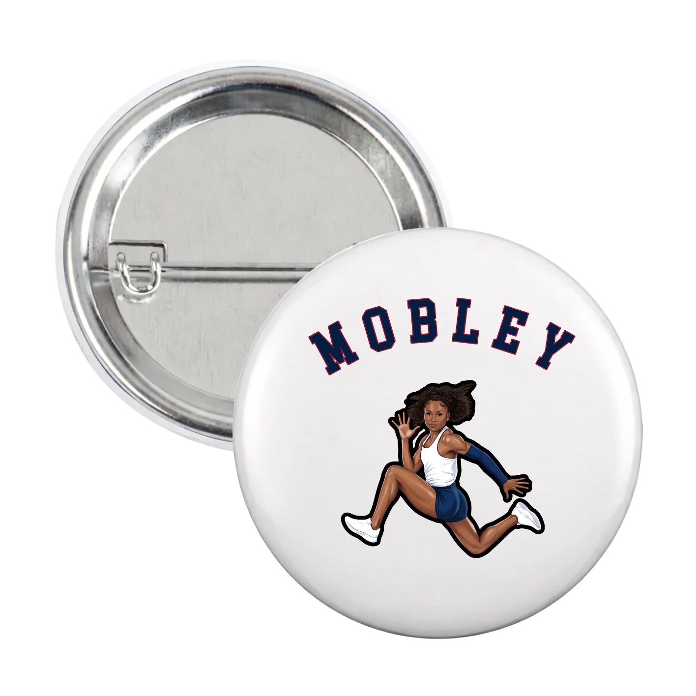 Game Day Button — Shirsey Arch in White