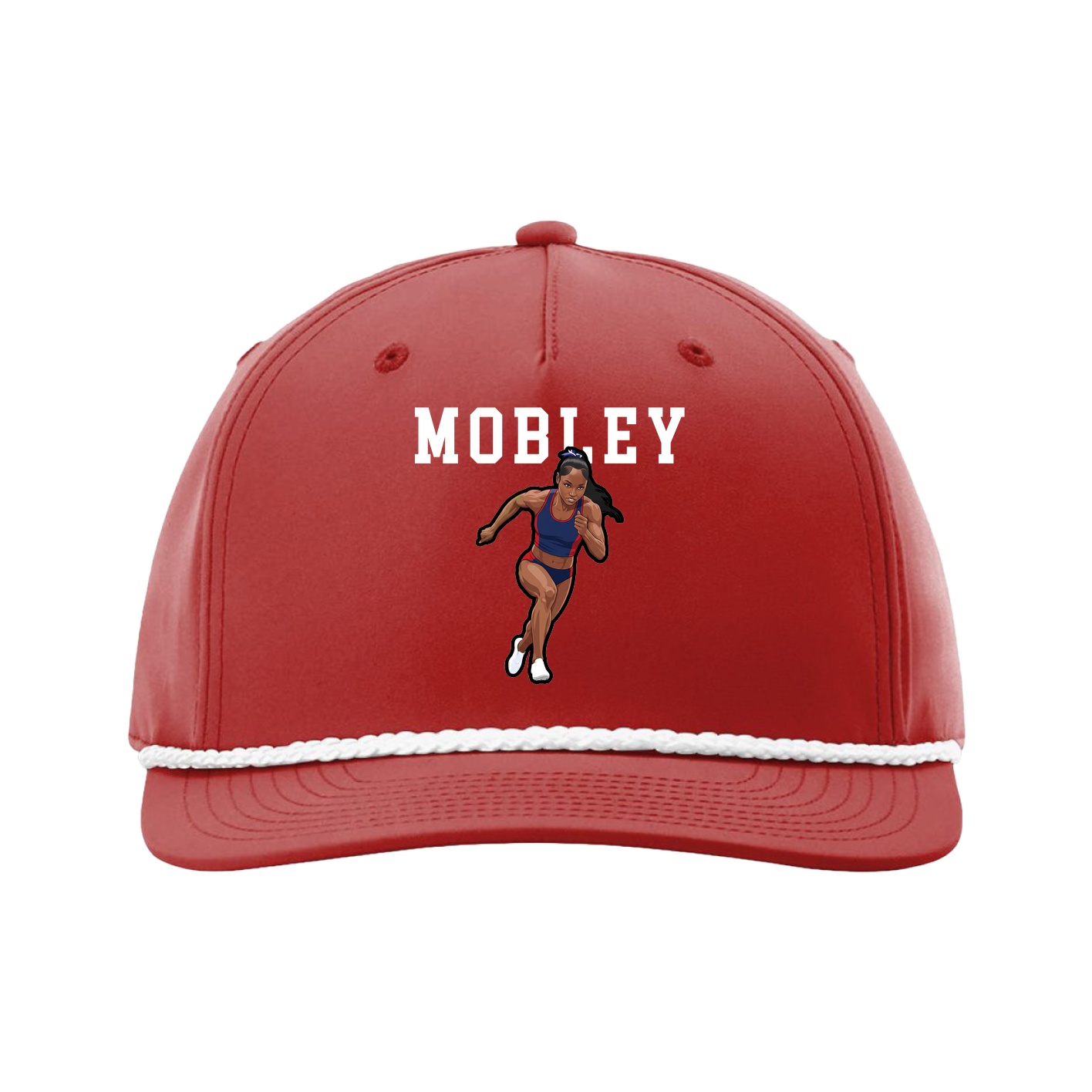 Five-Panel Classic Rope Cap — Shirsey in Red