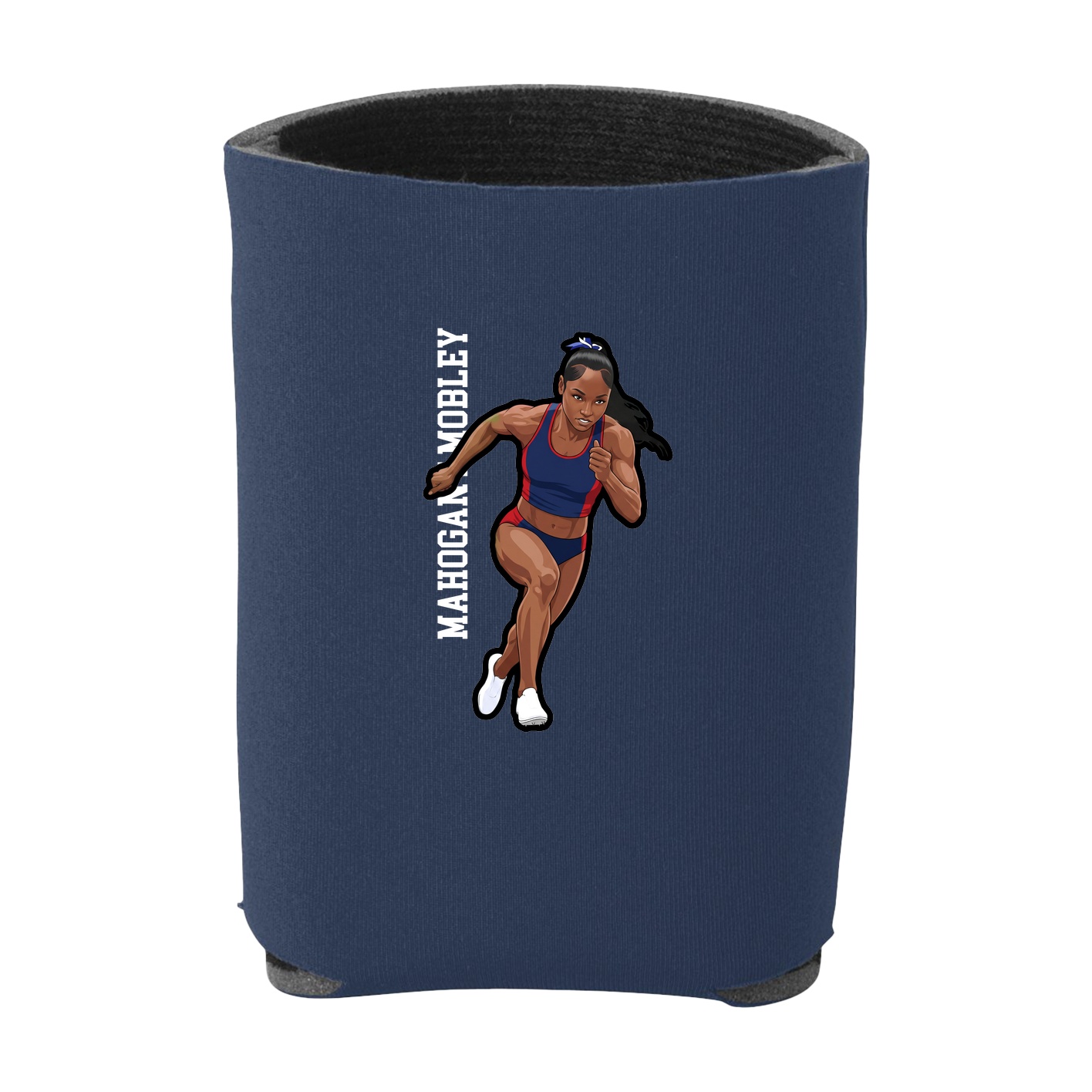 Can Holder — Name Vertical in Navy