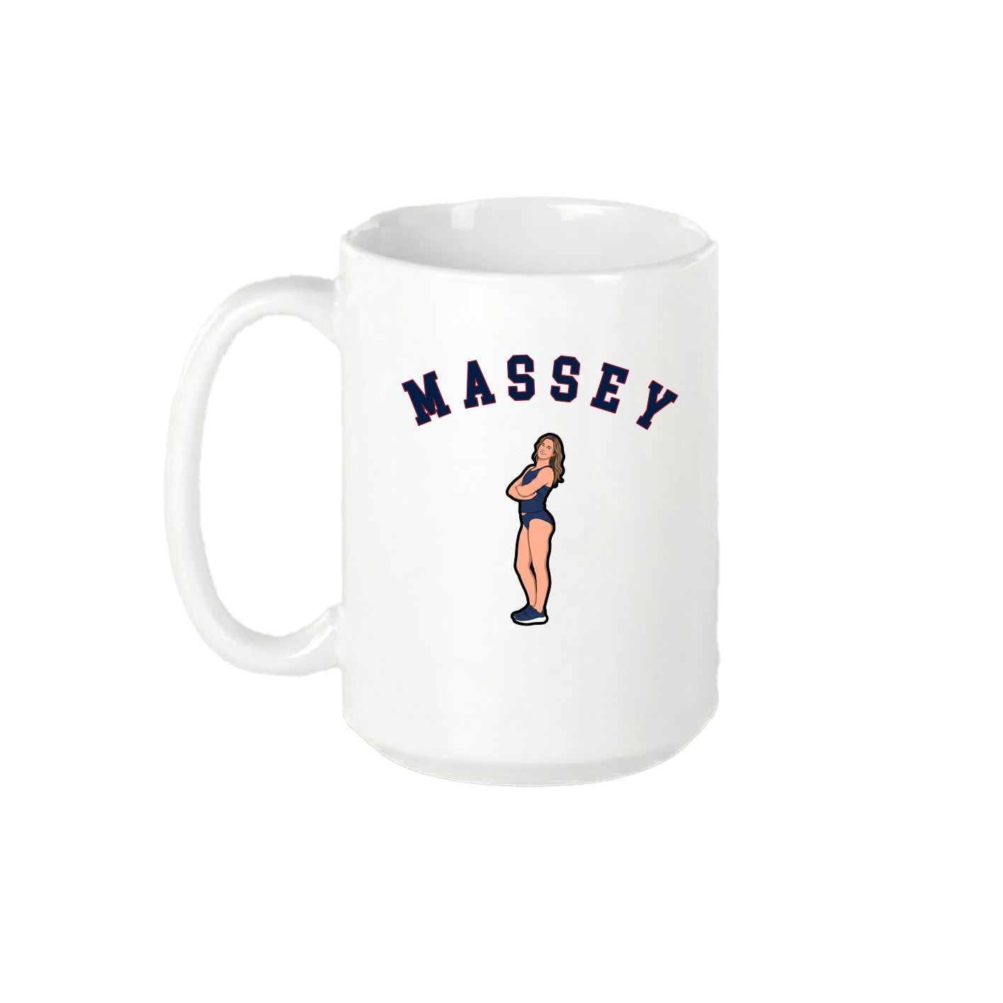15oz Coffee Mug — Shirsey Arch in White