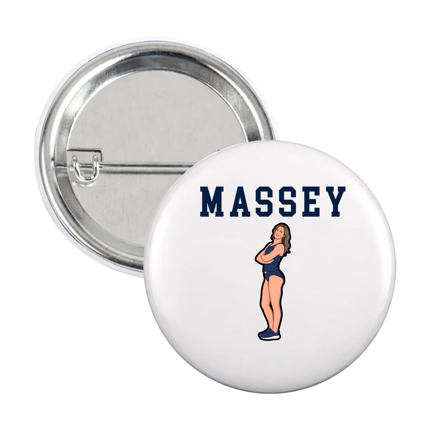 Game Day Button — Shirsey in White