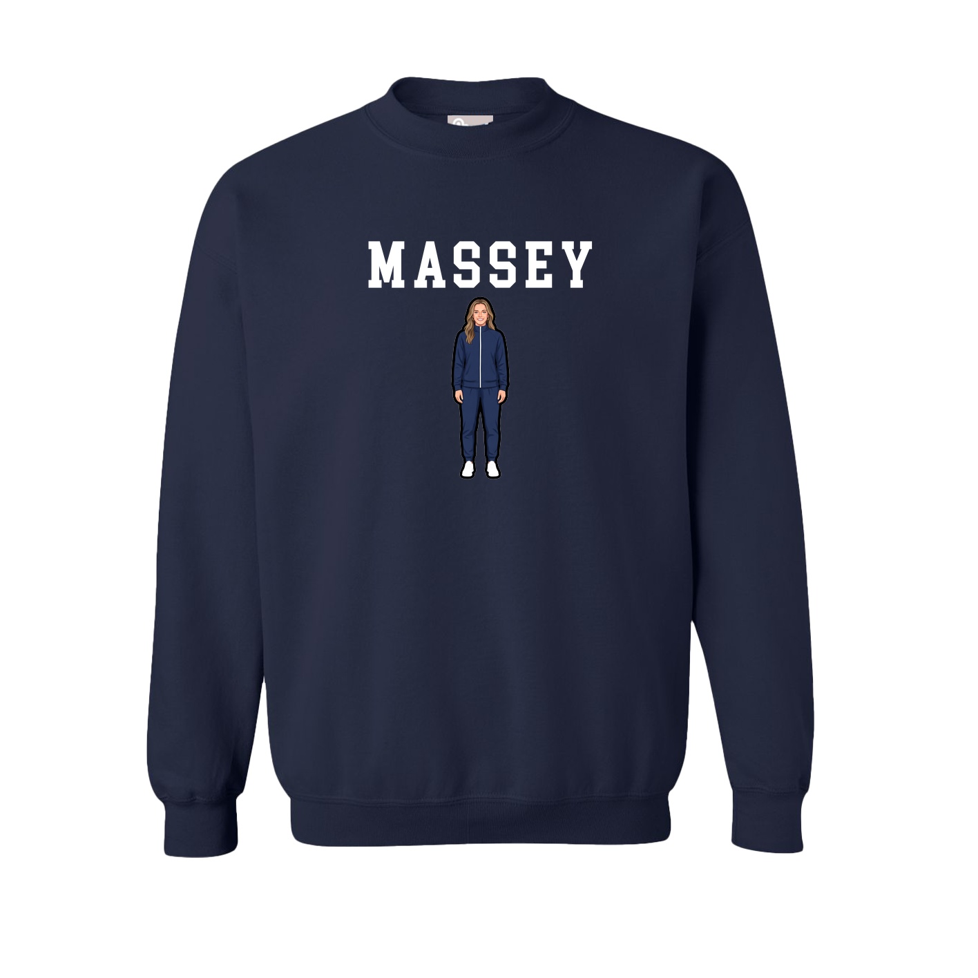 Fleece Crew — Shirsey in Navy