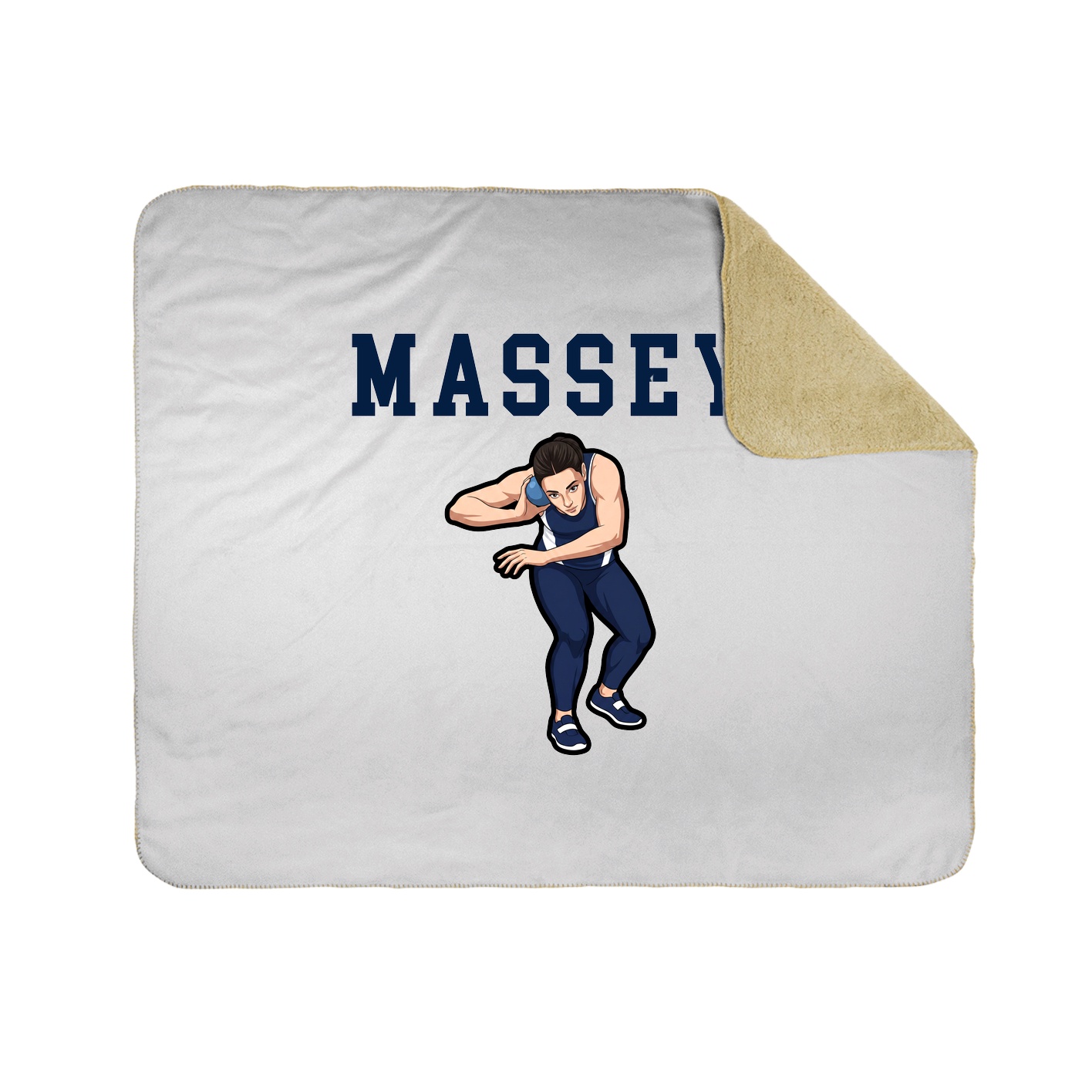 Throw Blanket — Shirsey in White