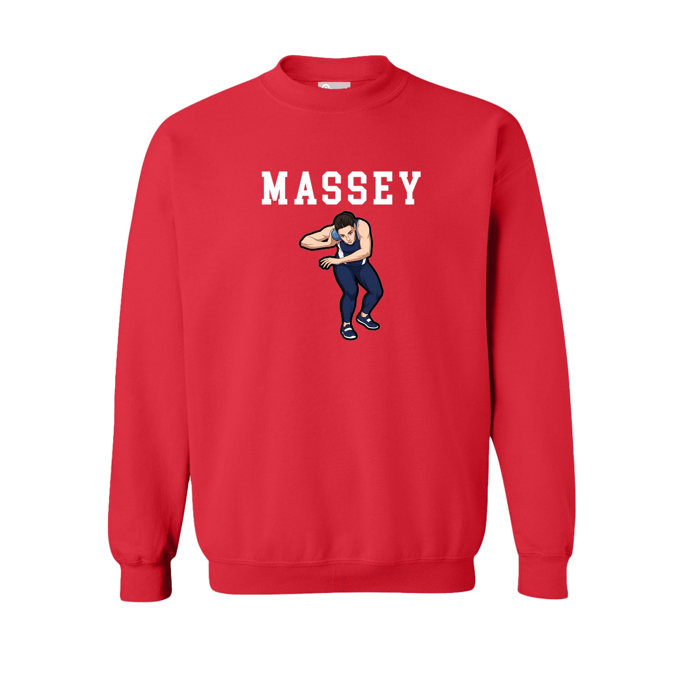 Fleece Crew — Shirsey in Red