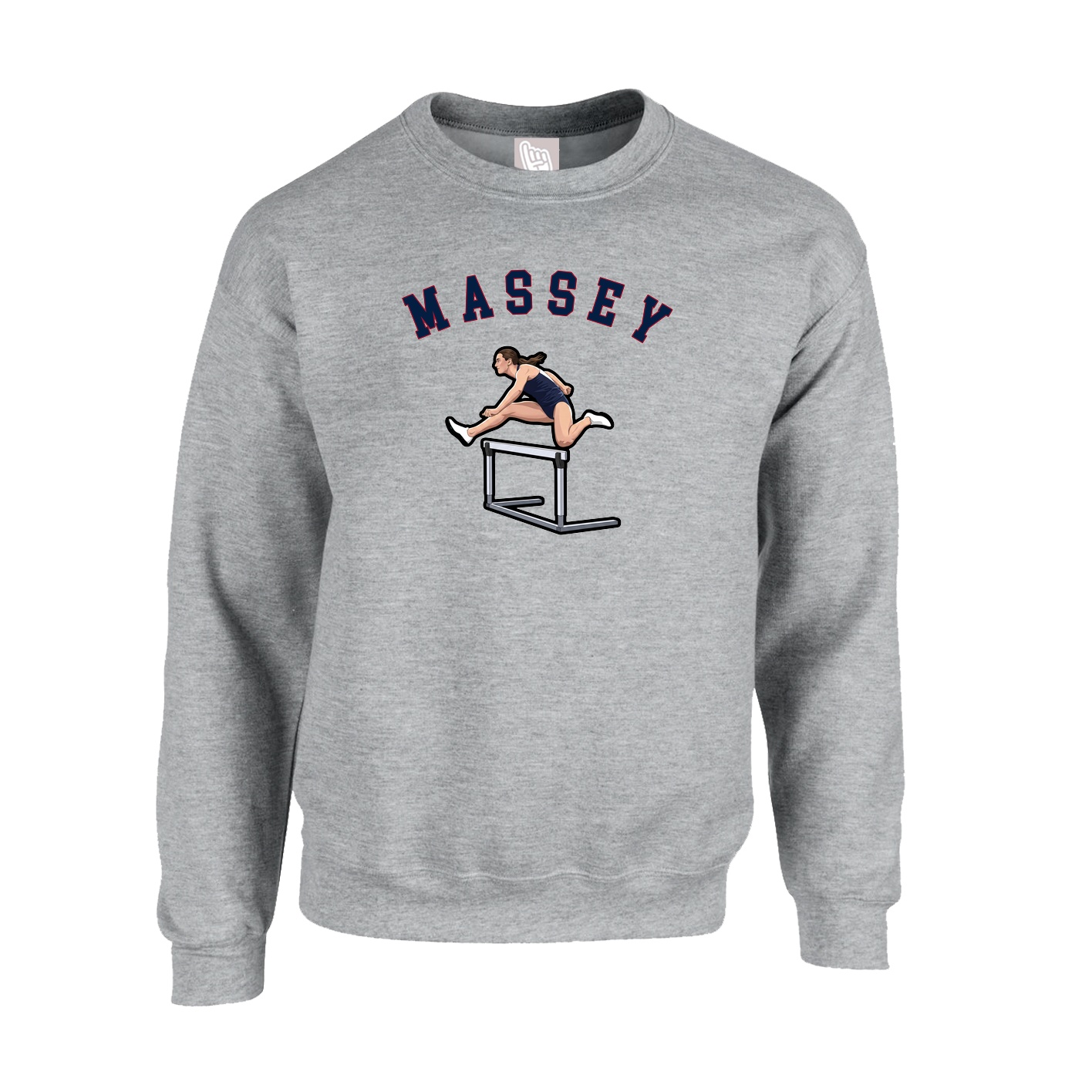 Fleece Crew — Shirsey Arch in Grey